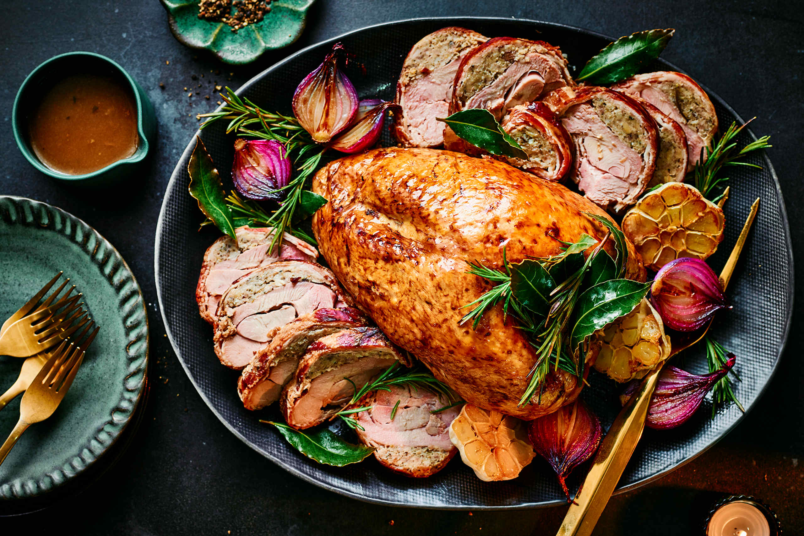 Our Best Ever Slow-Cooked Turkey (Serves 8-10) 1 of 2