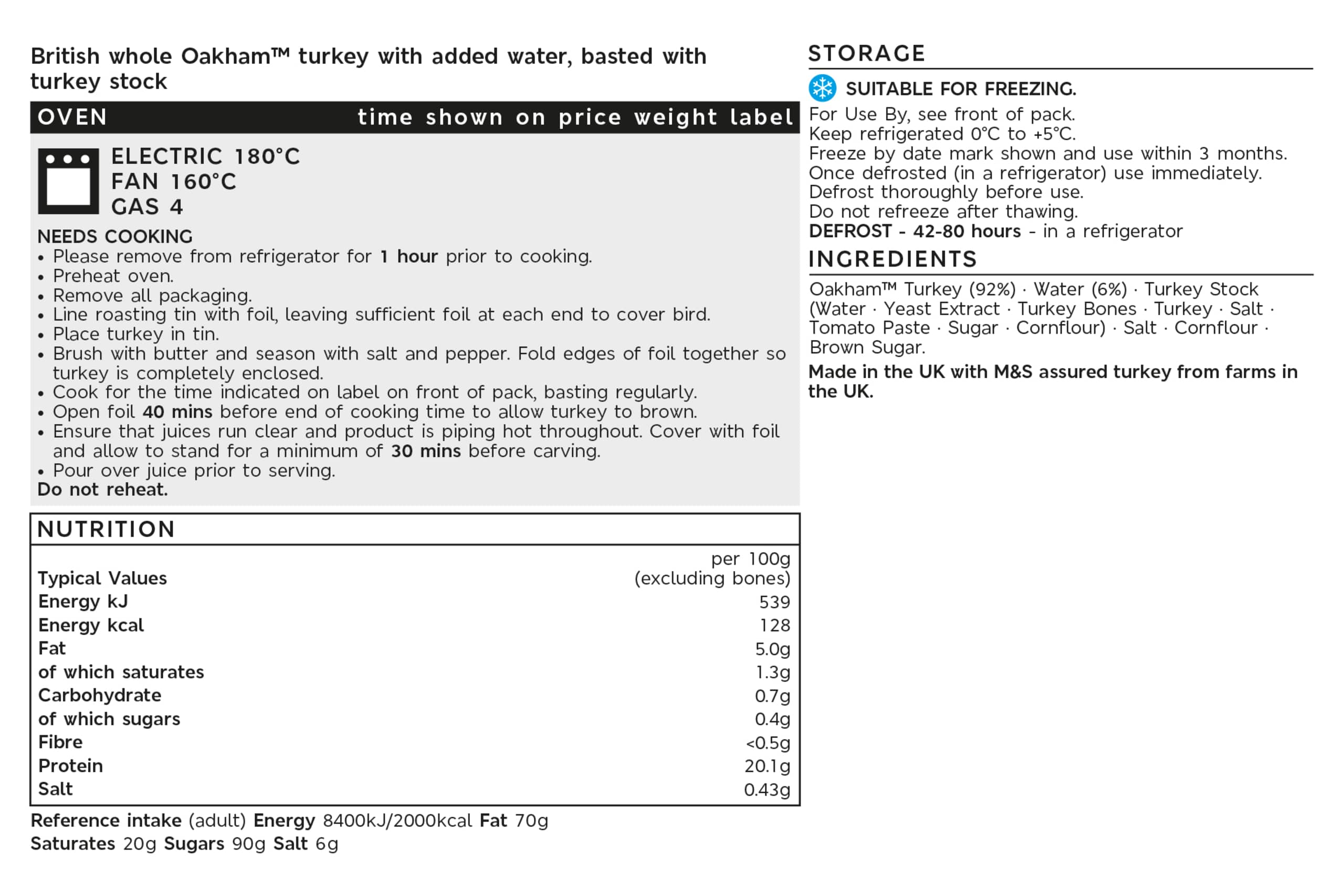 British Oakham™ Turkey without giblets (Serves 6-10) 2 of 2