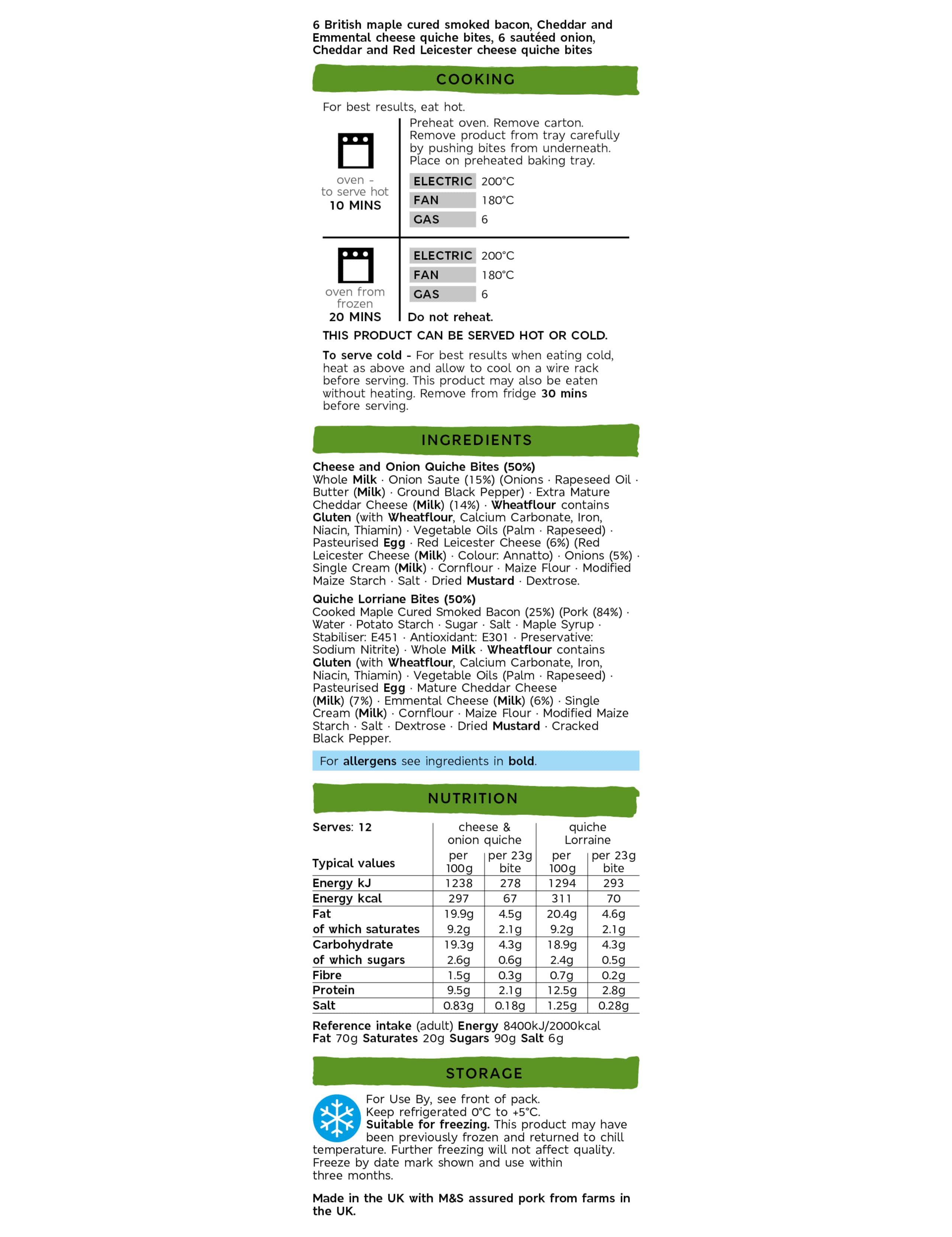 Mini Quiche Bites (24 Pieces) - (Last Collection Date 30th September 2020) 5 of 5