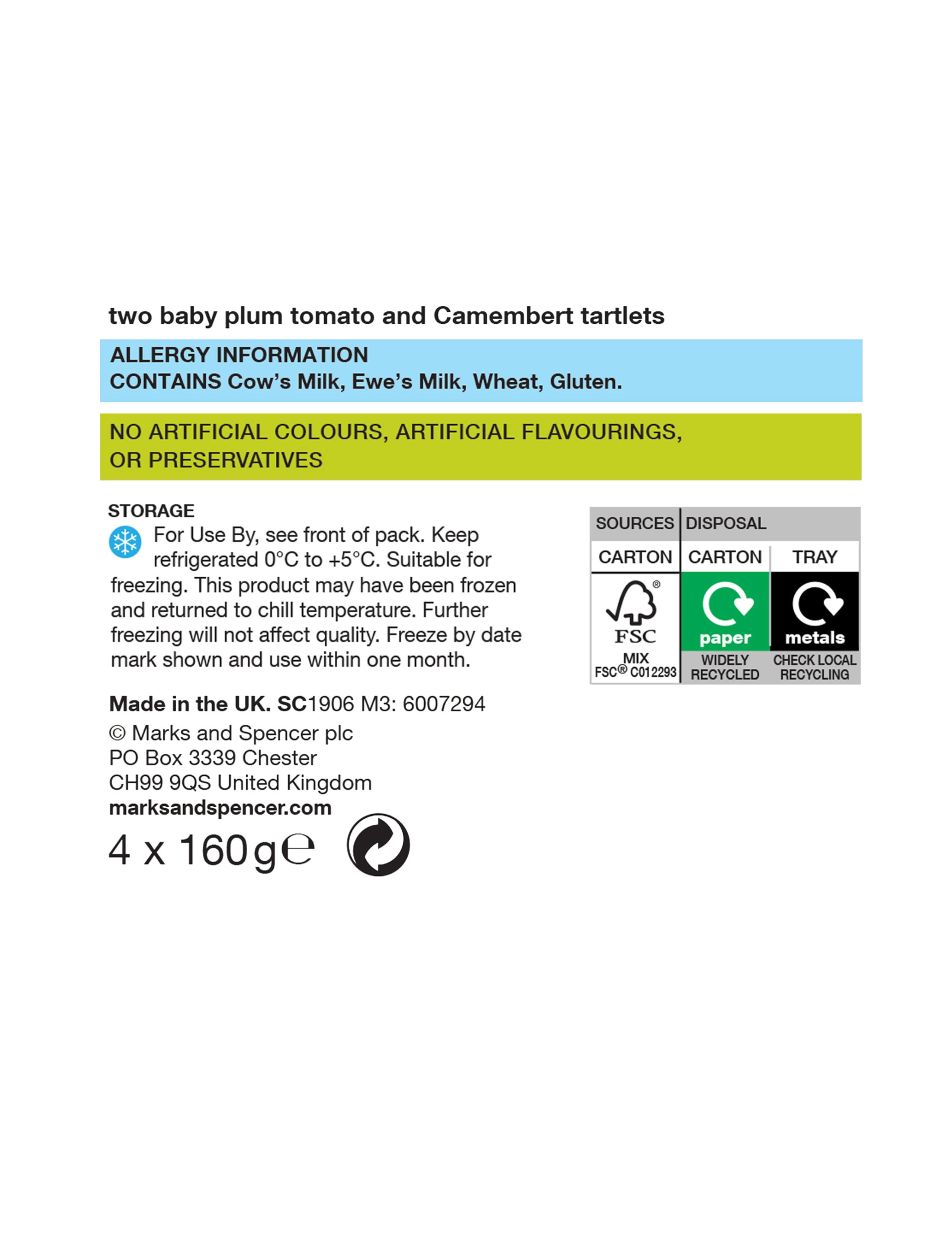 4 Baby Plum Tomato & Camembert Tarts 2 of 2