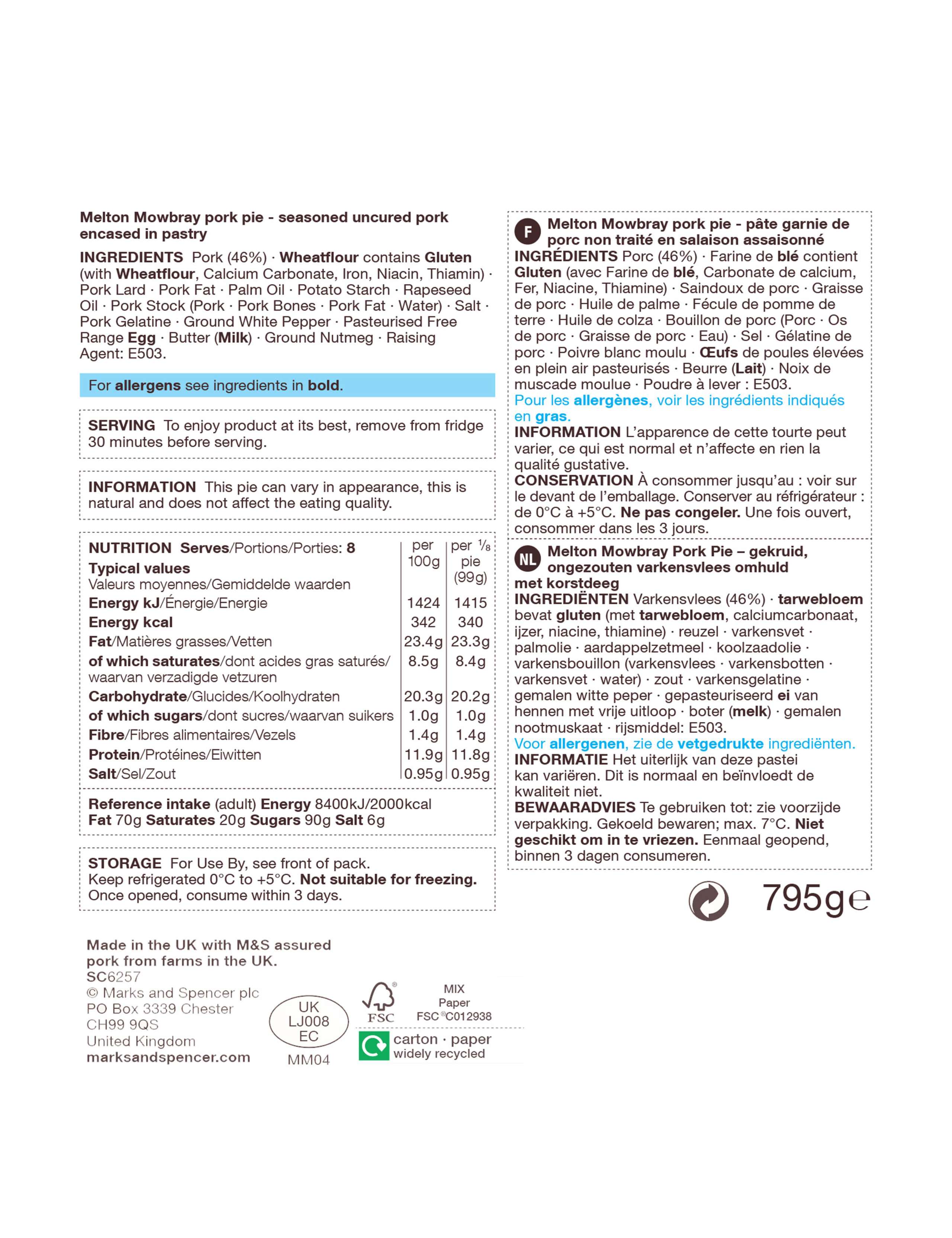 Extra Large Melton Mowbray Pork Pie 2 of 2