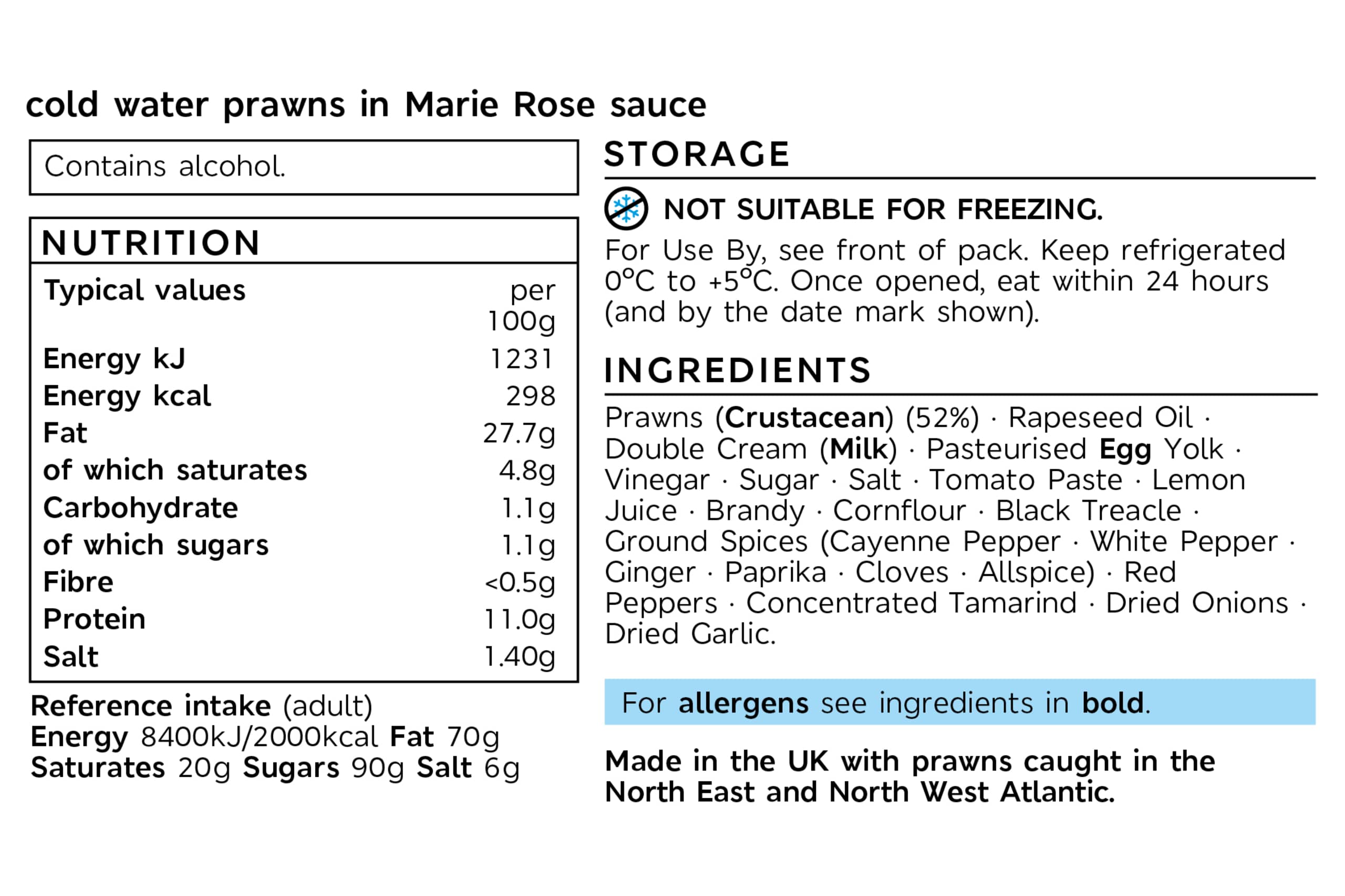 Atlantic Prawn Cocktail (Serves 6) 2 of 2
