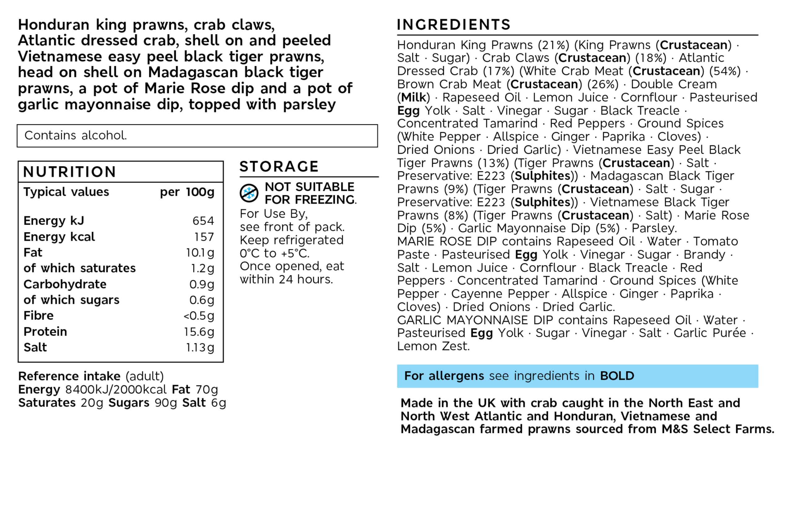 Collection Luxury Shellfish Platter (Serves 4-6) 2 of 2