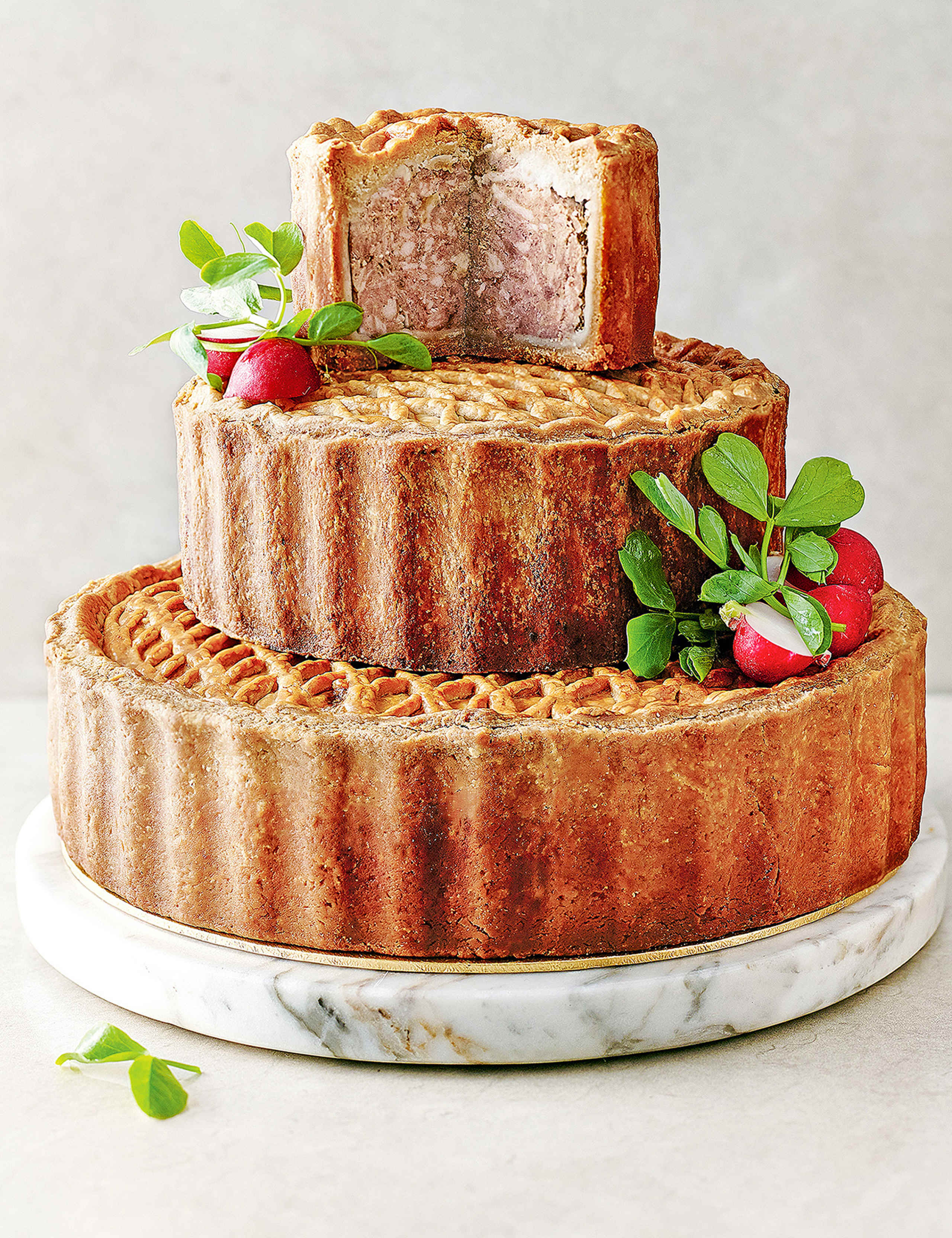 Tiered Celebration Pork Pie (Serves 30-40) - (Last Collection Date 30th September 2020) 1 of 3