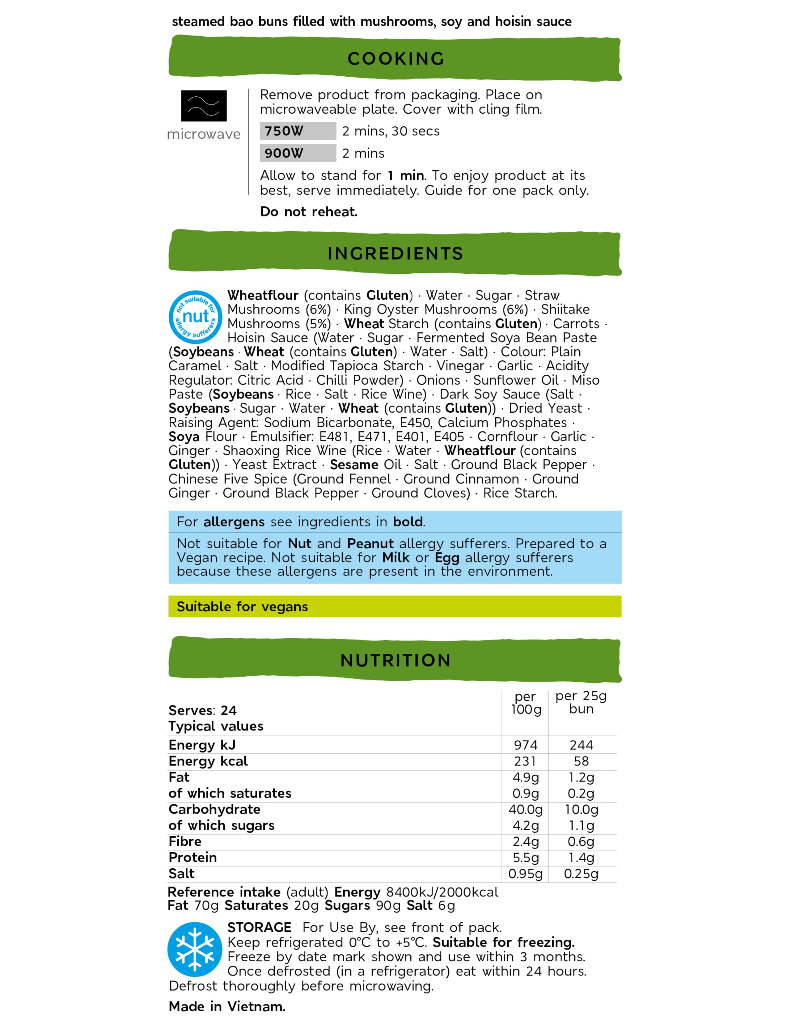 24 Mushroom Steamed Buns (24 Pieces) - (Last Collection Date 30th September 2020) 2 of 2