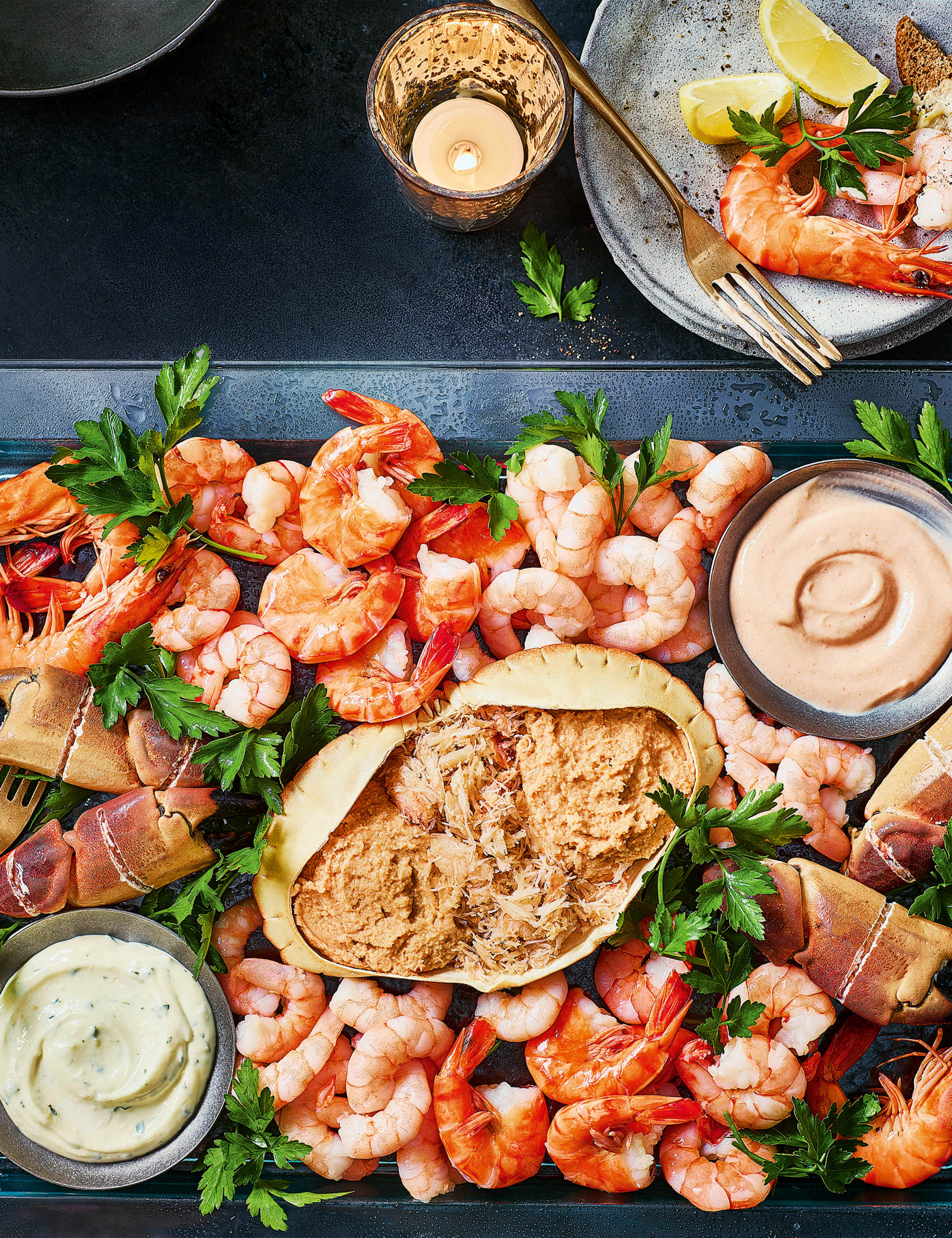 Collection Luxury Shellfish Platter (Serves 4) 1 of 2