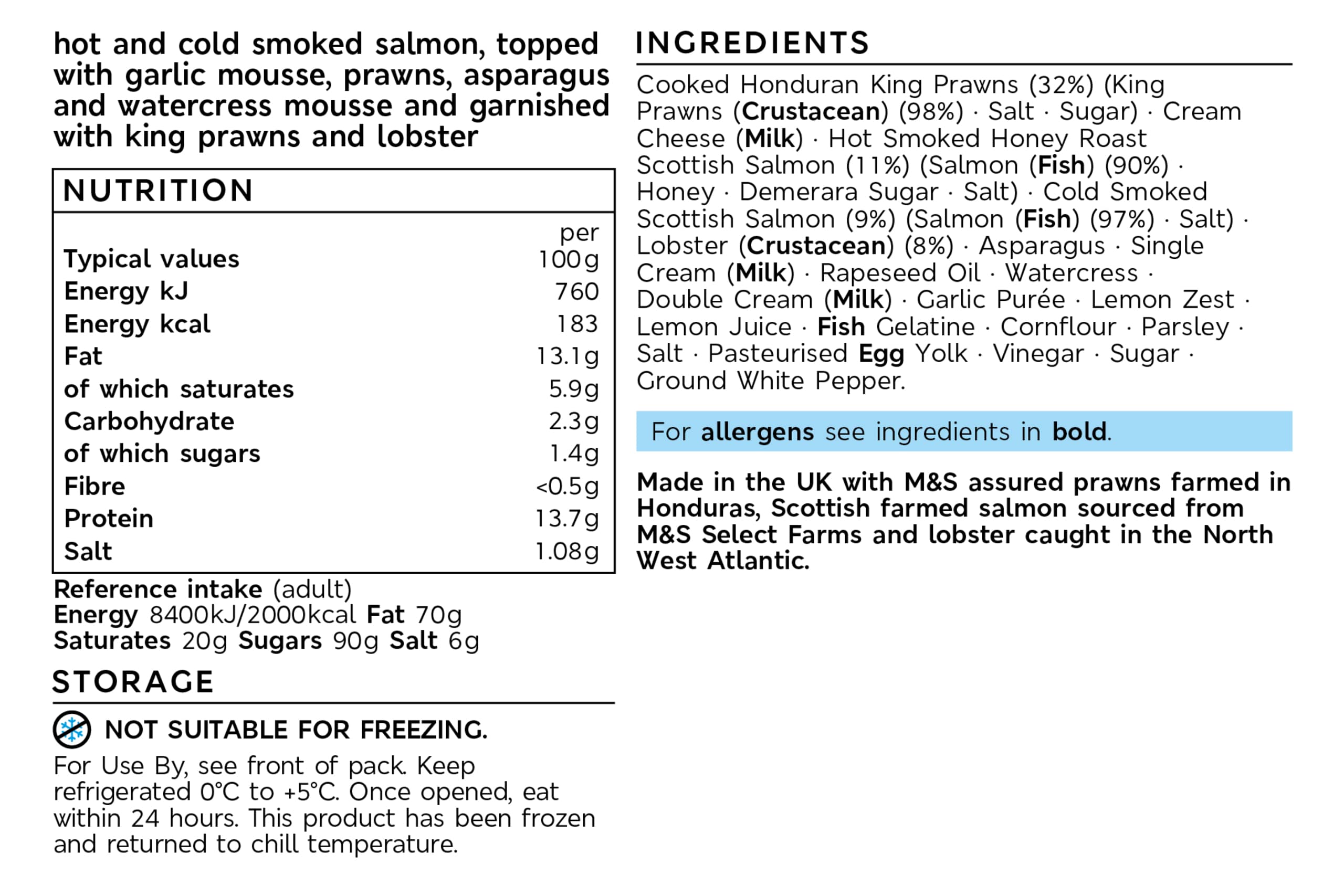 Collection 4 Lobster, Salmon & Prawn Towers (Serves 4) 2 of 2