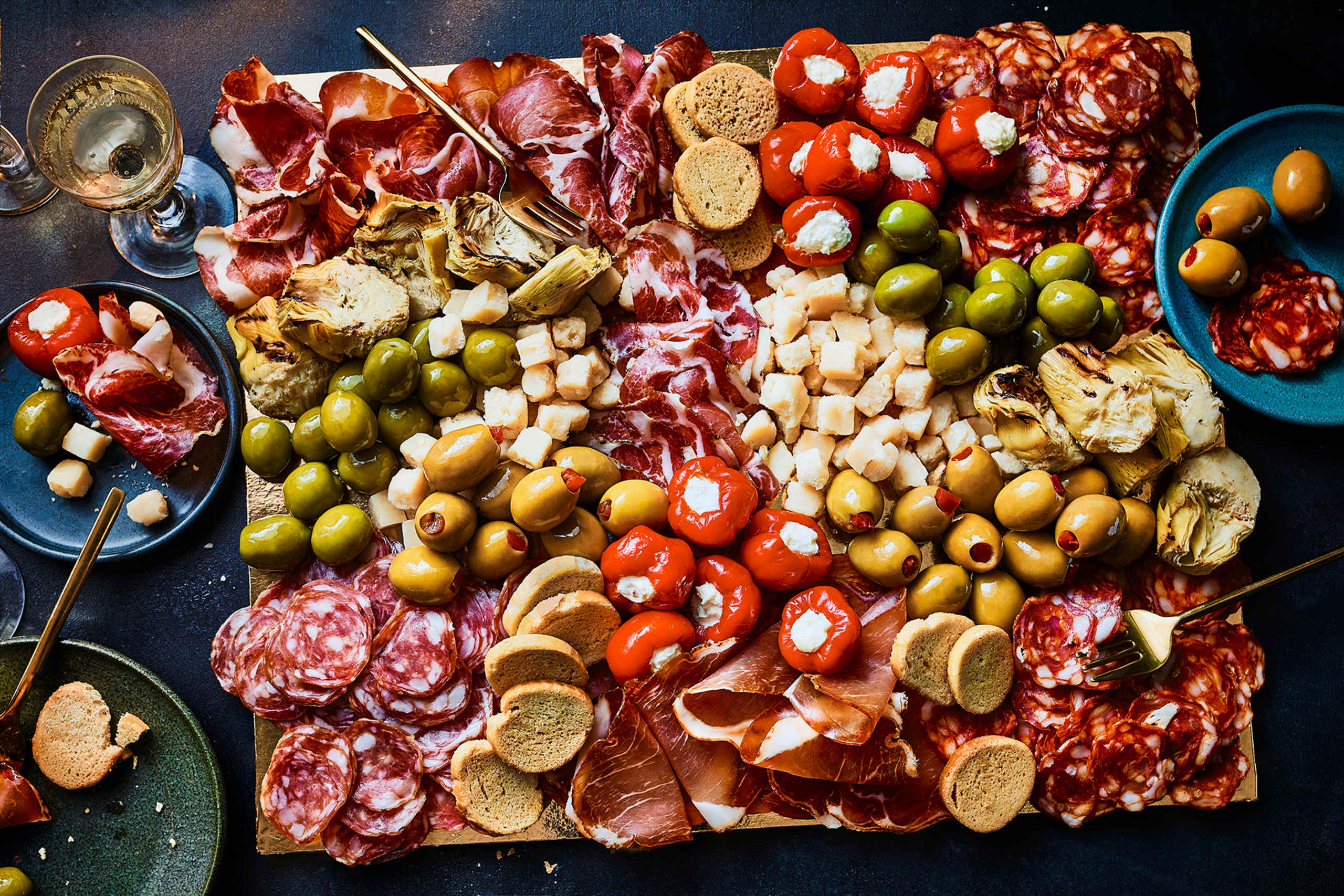 Collection Build by Numbers Charcuterie & Antipasti Grazing Platter (Serves 28) 1 of 4