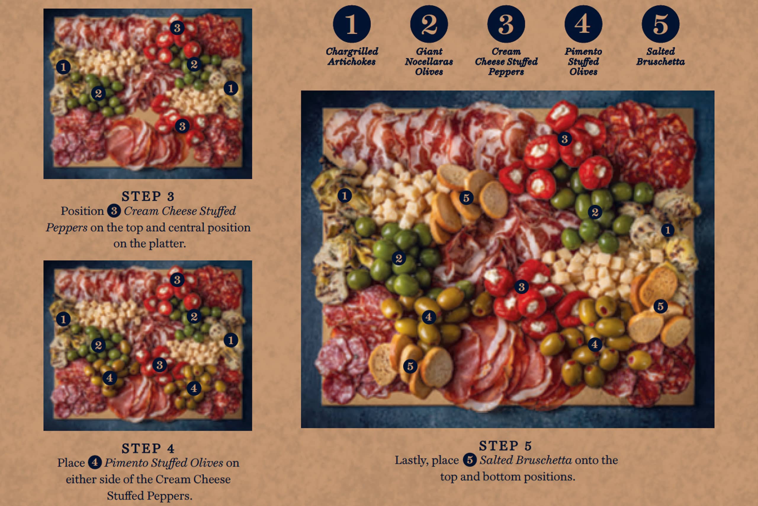 Collection Build by Numbers Charcuterie & Antipasti Grazing Platter (Serves 28) 2 of 4