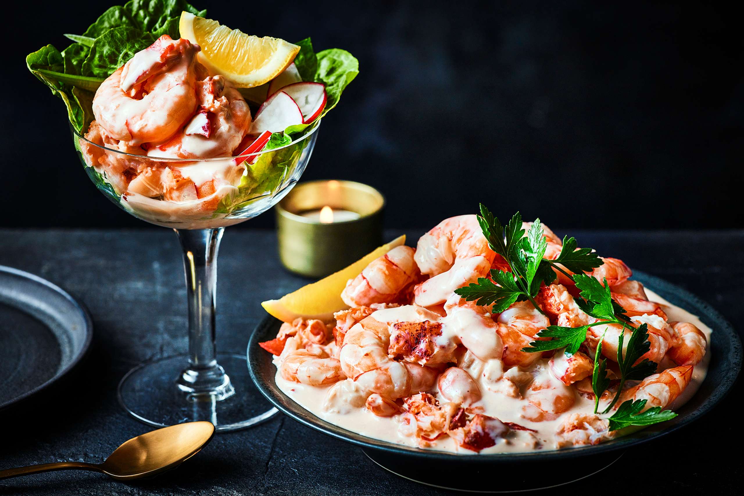 Collection Lobster & Madagascan Prawn Cocktail (Serves 6) 1 of 2