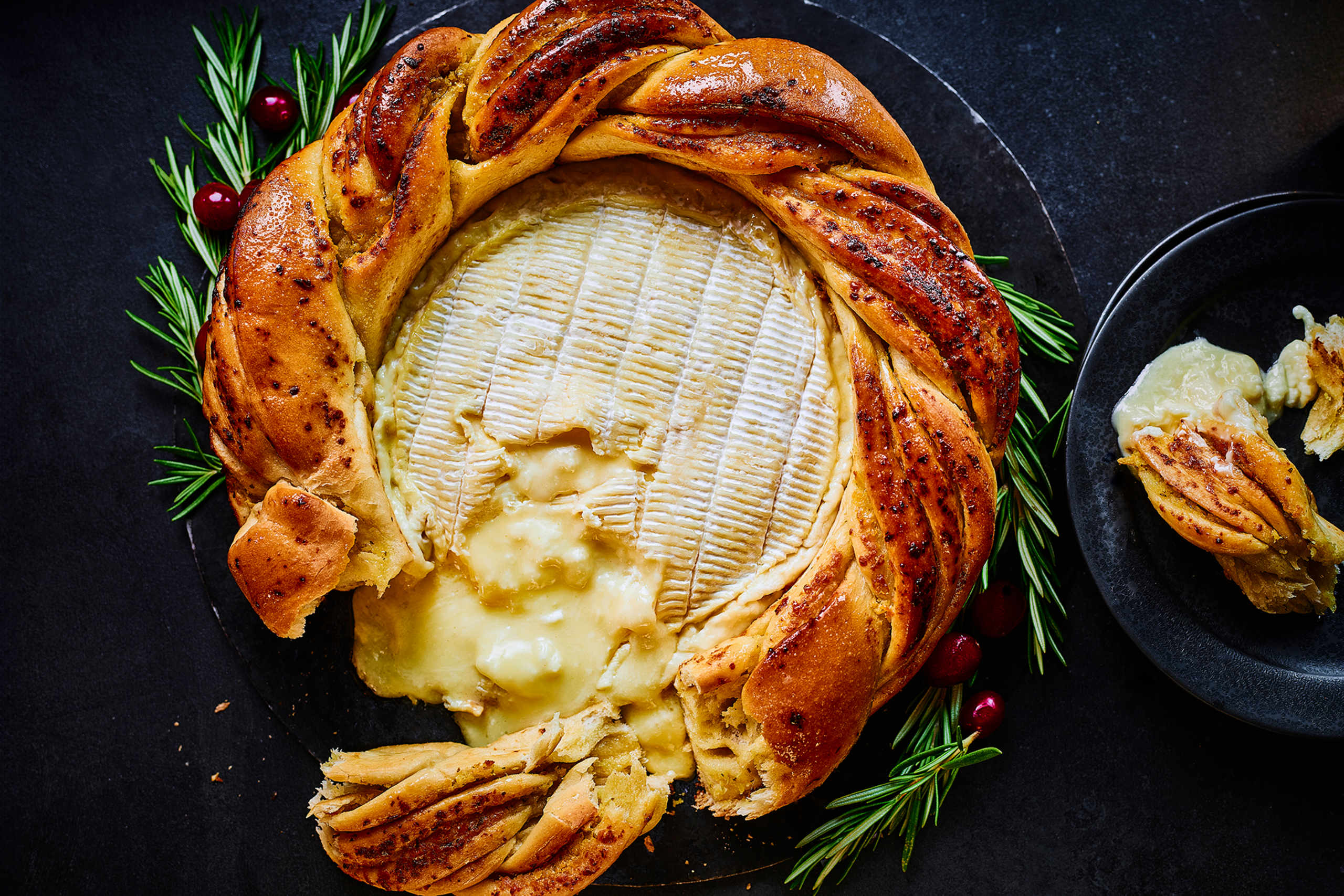 Garlic Butter Brie Wreath (Serves 6-8) 1 of 3