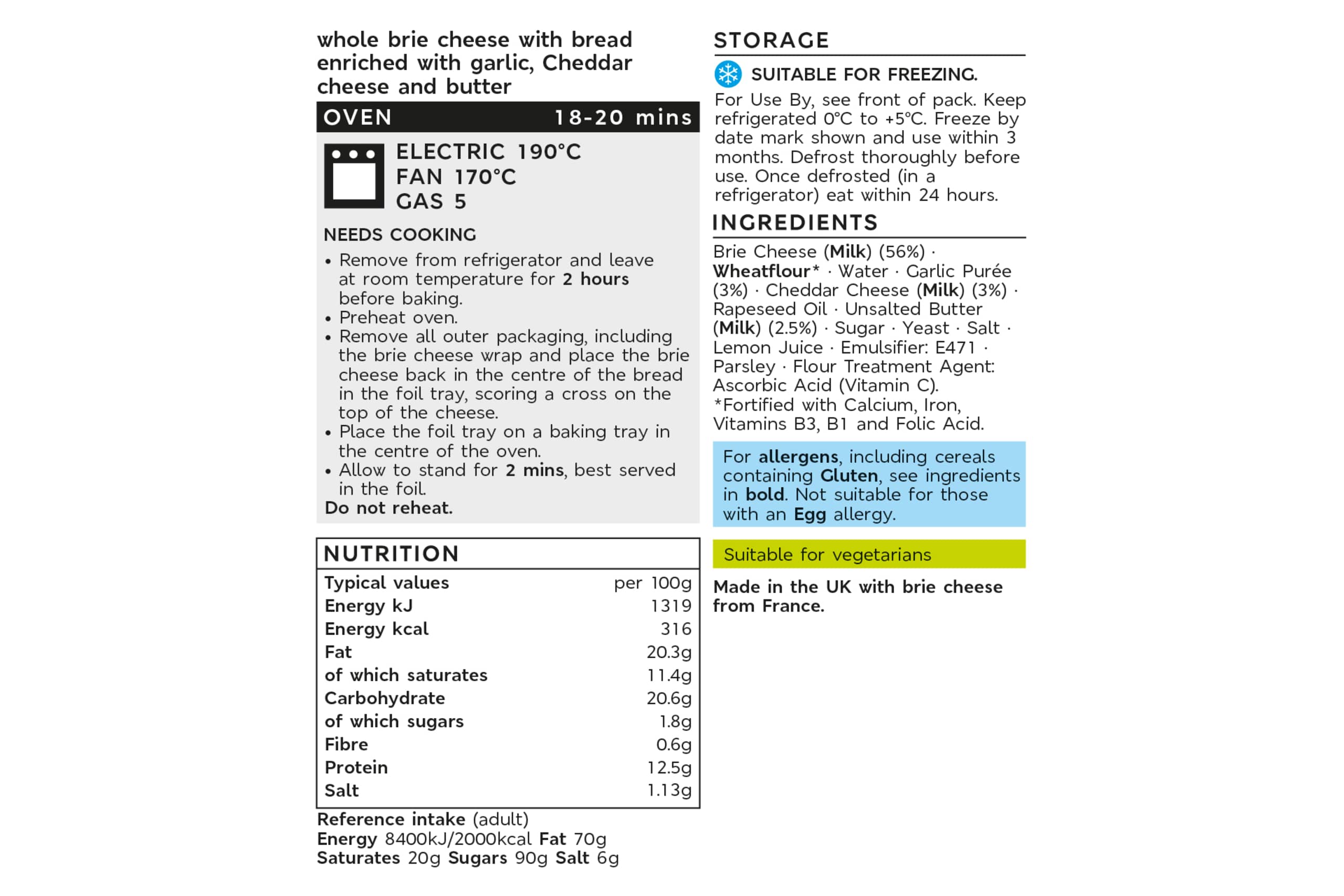 Garlic Butter Brie Wreath (Serves 6-8) 2 of 3