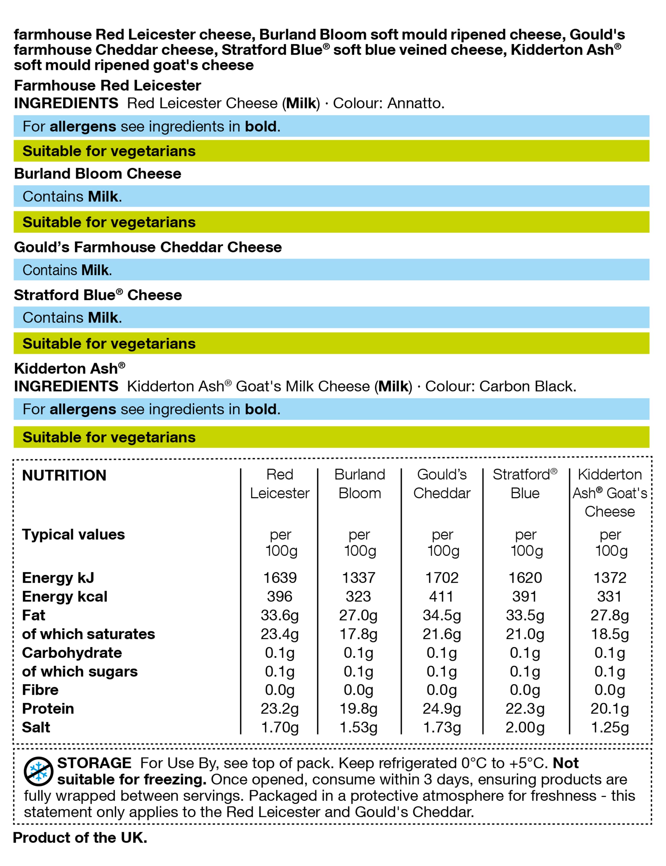 Award Winning British Cheese Selection (Serves 10-12) - (Last Collection Date 30th September 2020) 2 of 3