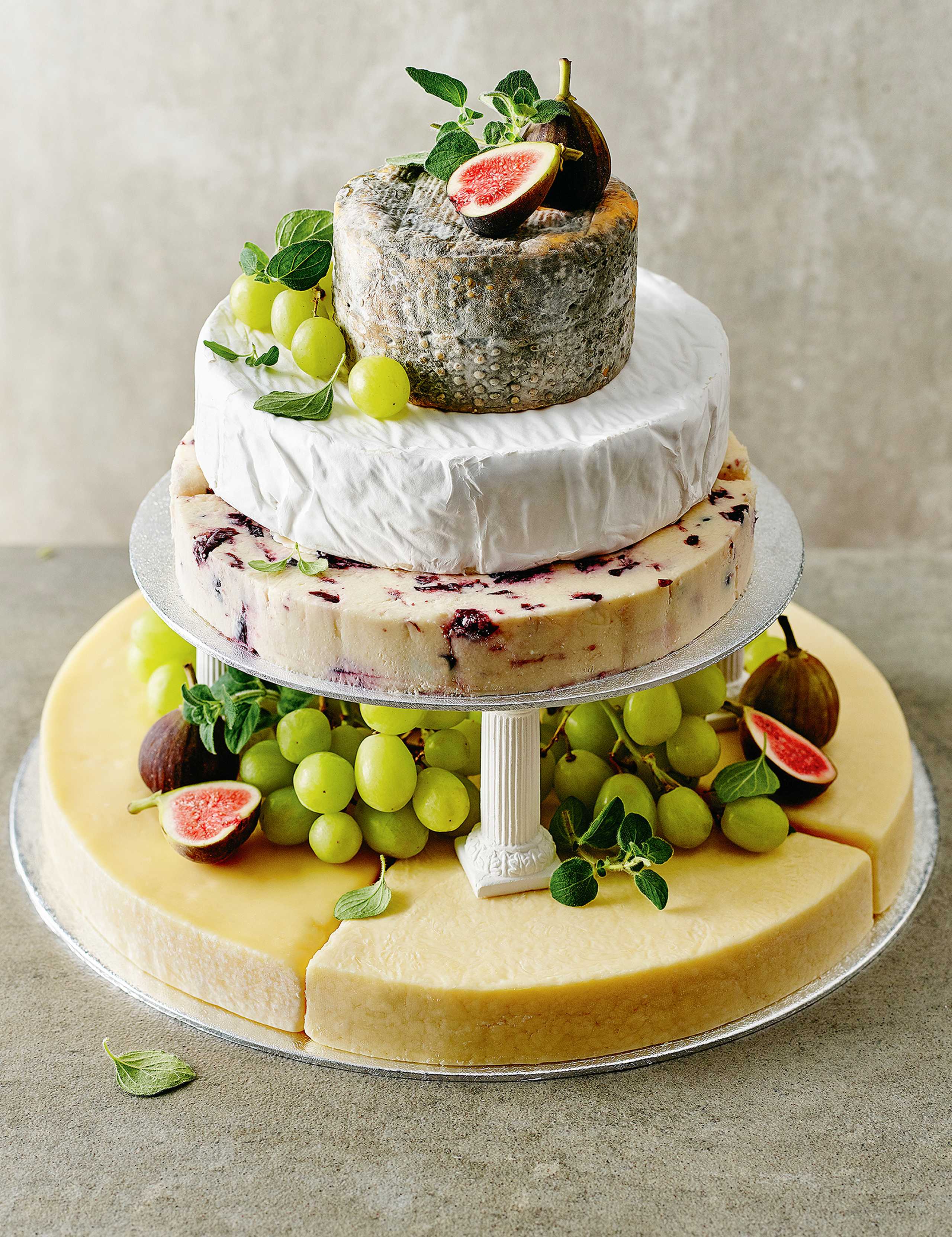 Small Cheese Celebration Cake (Serves 50-70) 1 of 2