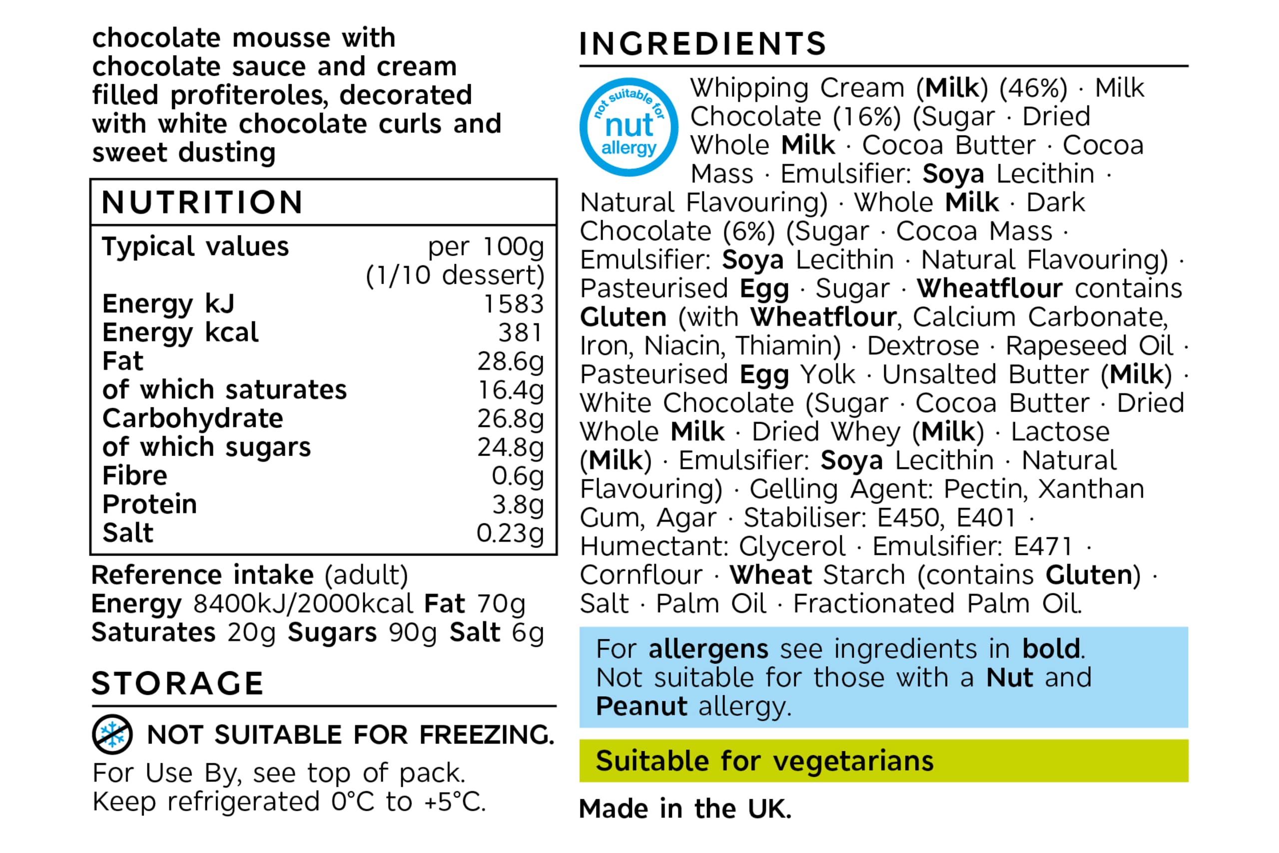 Collection Profiterole Dessert Bowl (Serves 10) 2 of 2