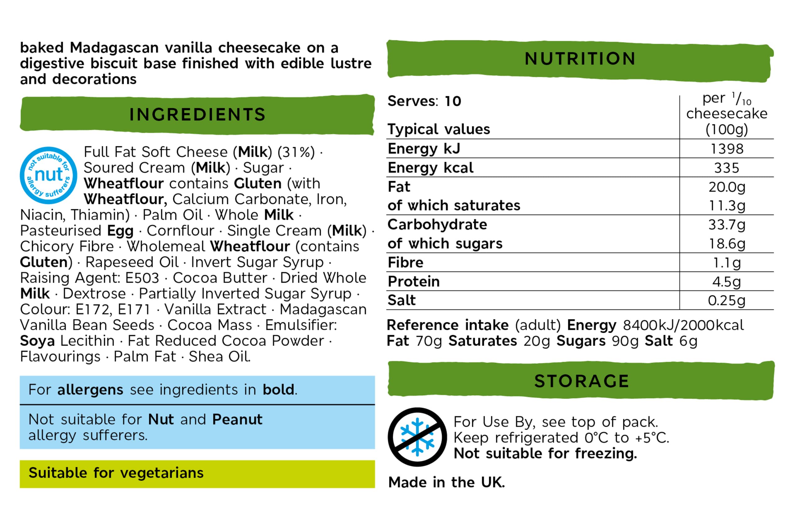 Rodney Reindeer™ New York Cheesecake (Serves 10) 2 of 2