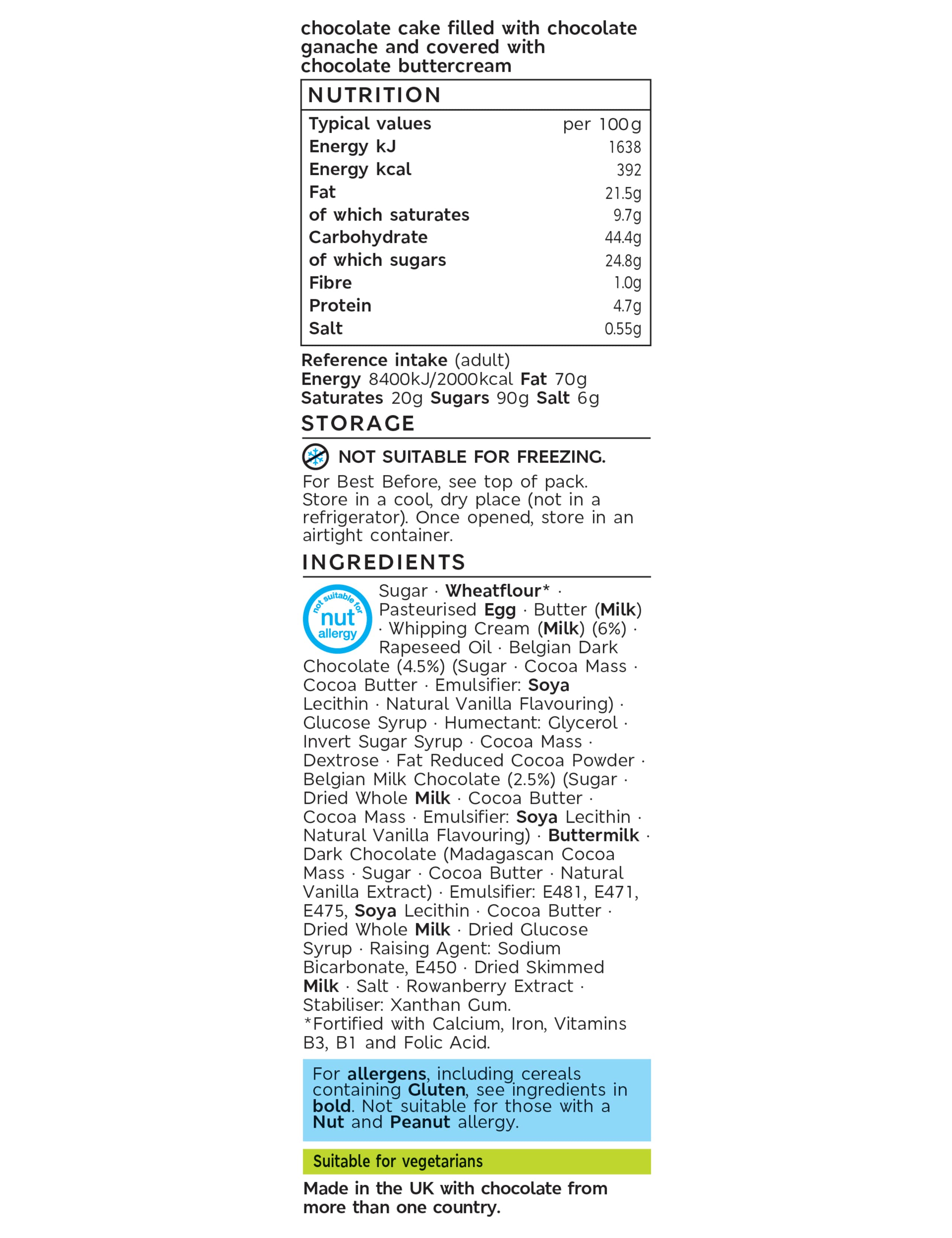 Ultimate Layered Chocolate Cake (Serves 28) 6 of 6