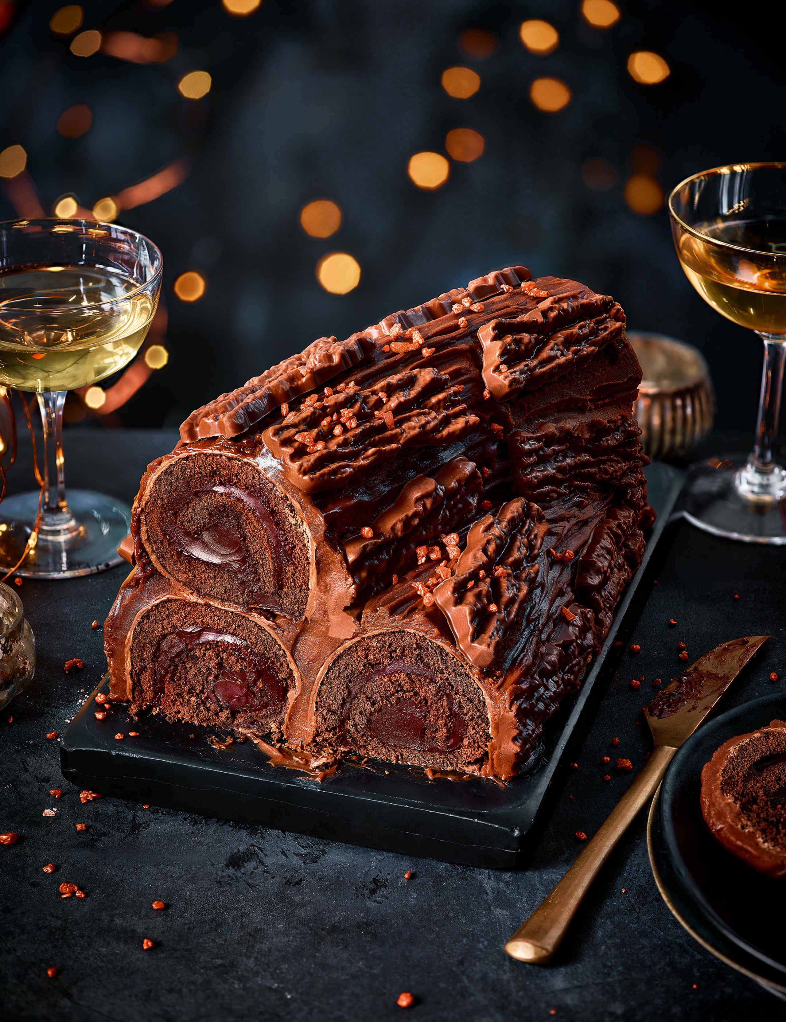 Collection Crackling Chocolate Logs (Serves 16) 1 of 2