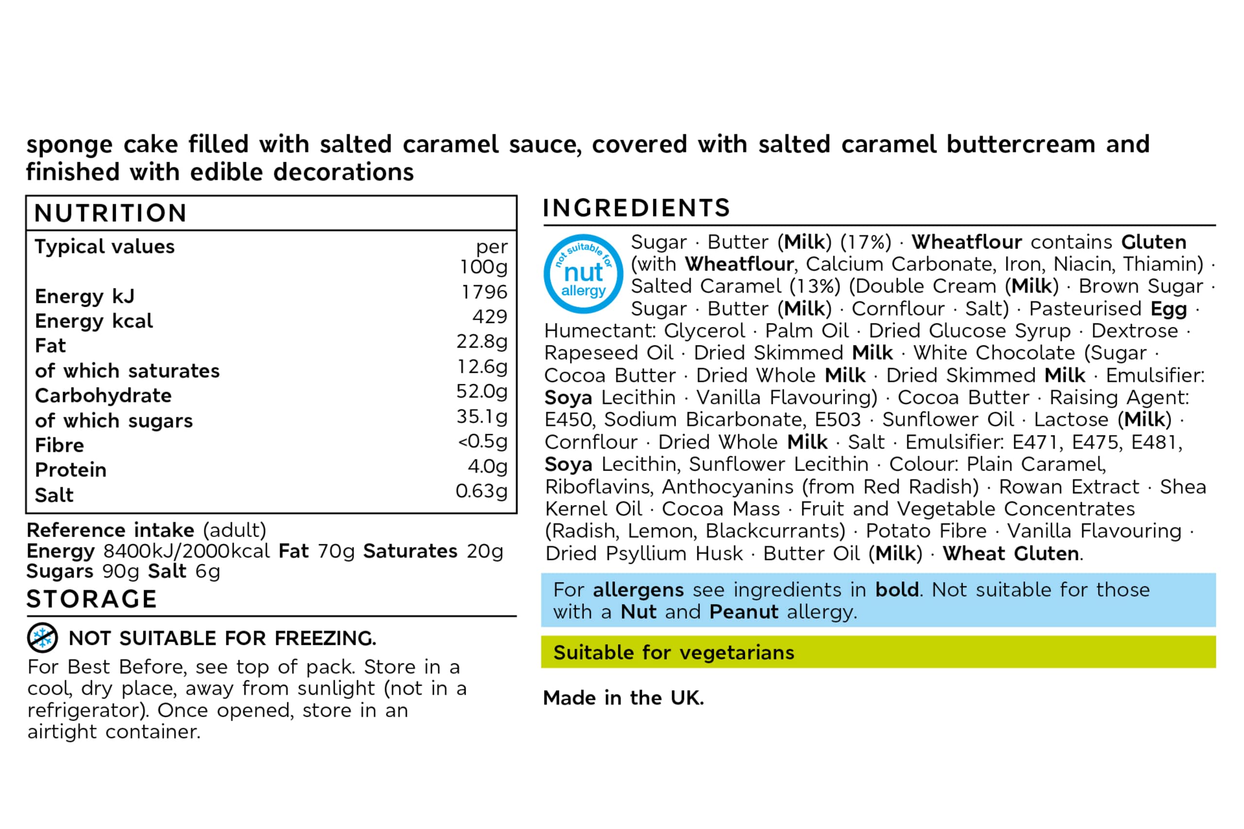 Christmas Caramel Cake (Serves 12) 3 of 3
