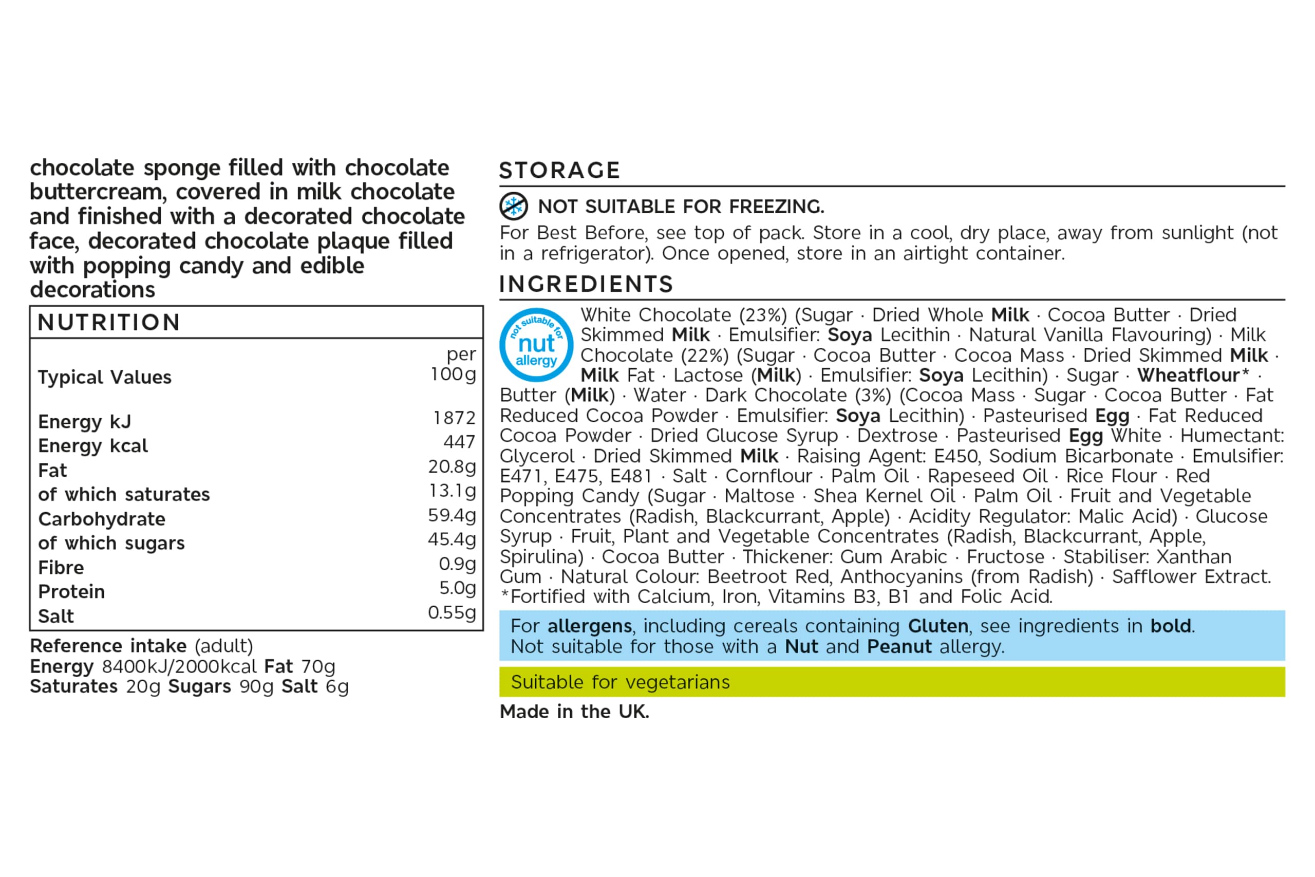 Christmas Cracker Colin the Caterpillar™ (Serves 10) 2 of 2