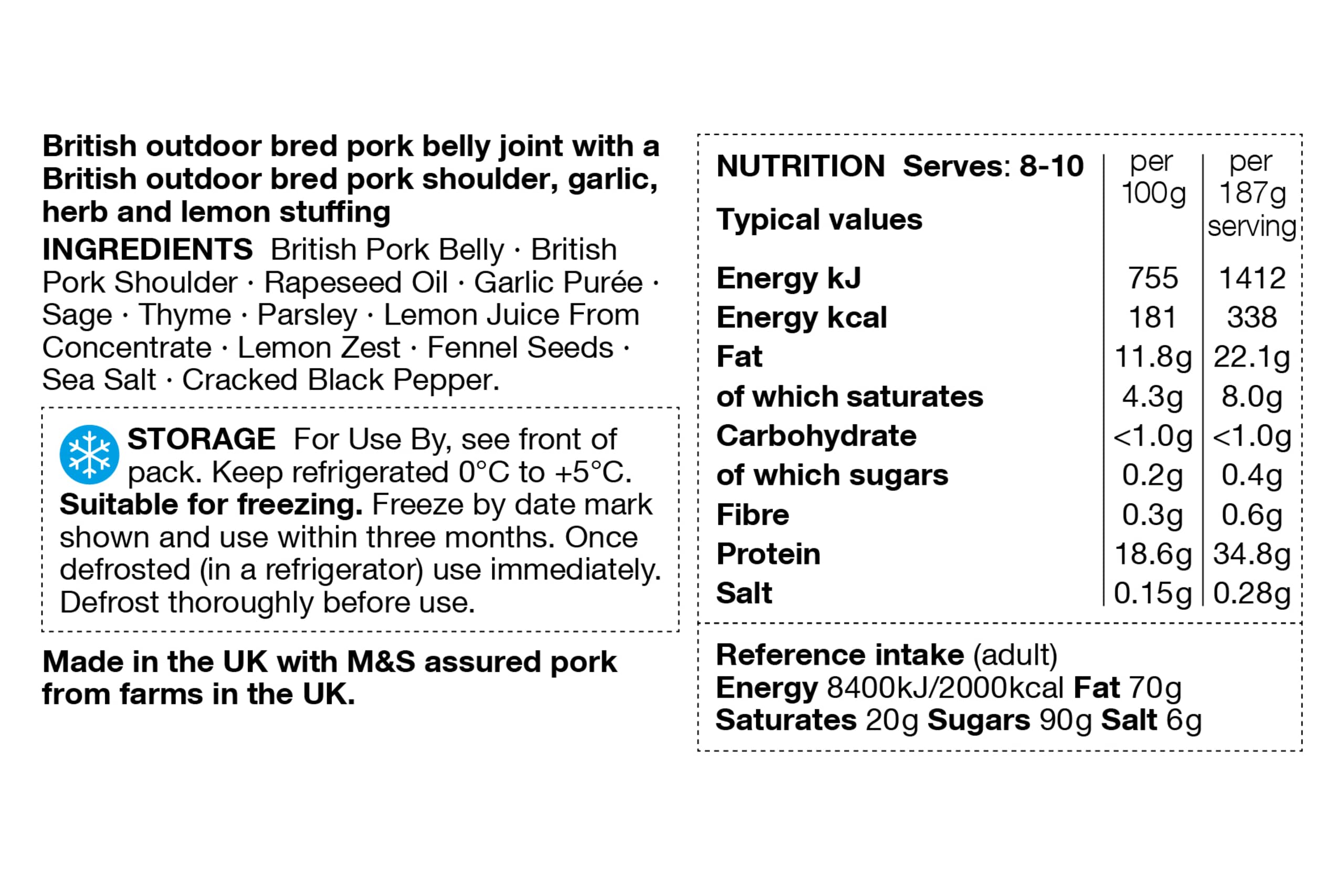 Collection Outdoor-Bred British Porchetta Joint (Serves 8-10) - (Last Collection Date 30th September 2020) 2 of 2