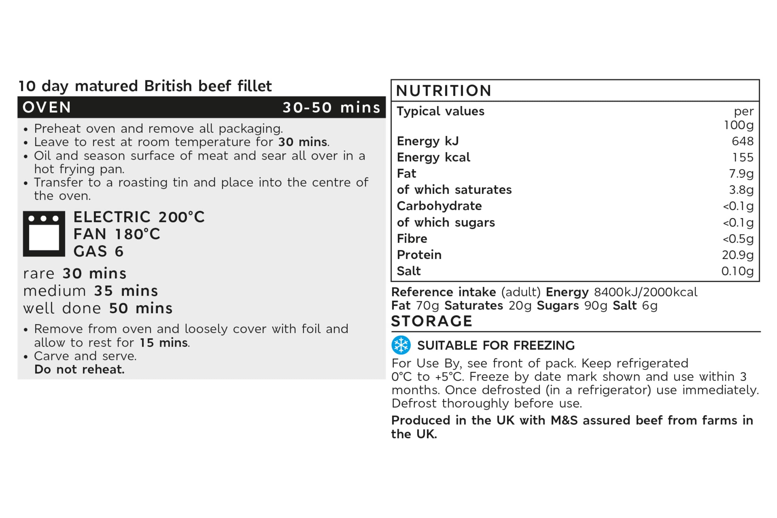Collection Fillet of Beef (Serves 4) 2 of 2