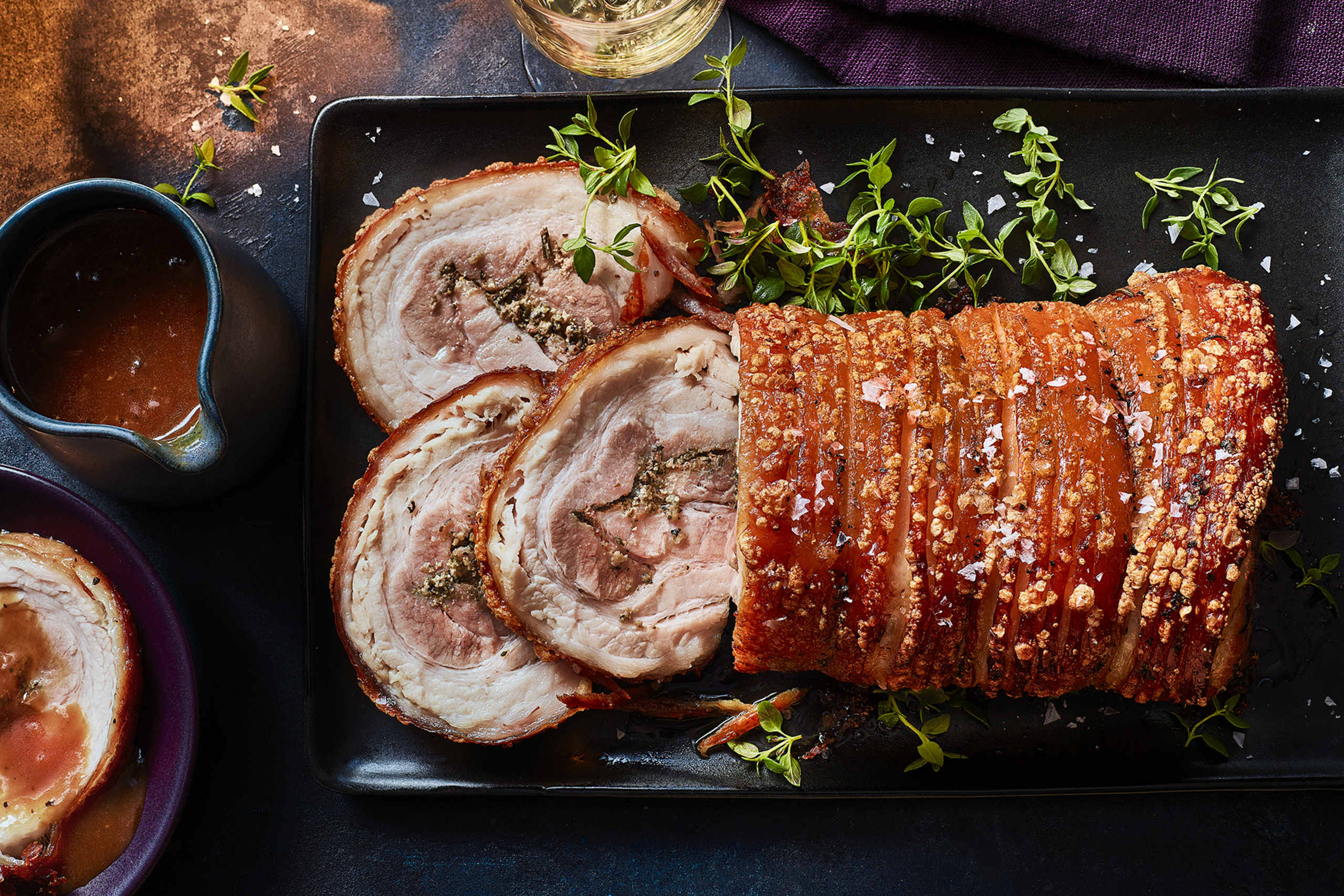 Collection Outdoor Bred Slow Cooked Porchetta (Serves 8) 1 of 2