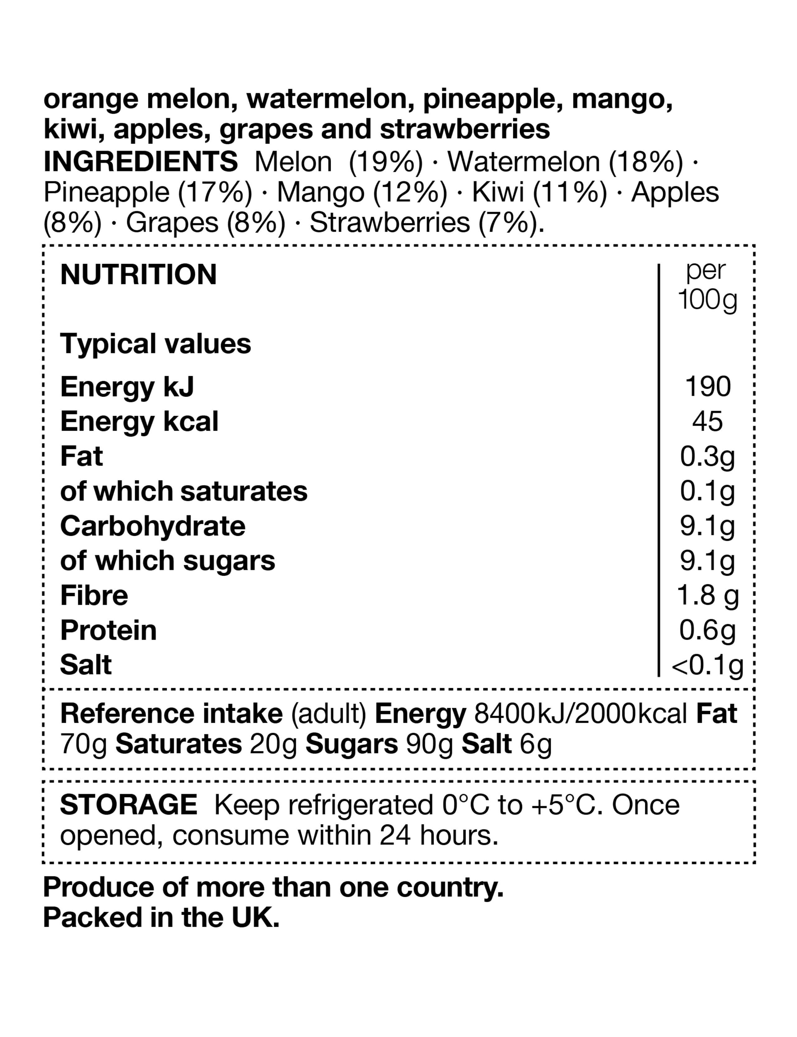 Luxury Fruit Salad Bowl (Serves 6-8) - (Last Collection Date 30th September 2020) 5 of 5