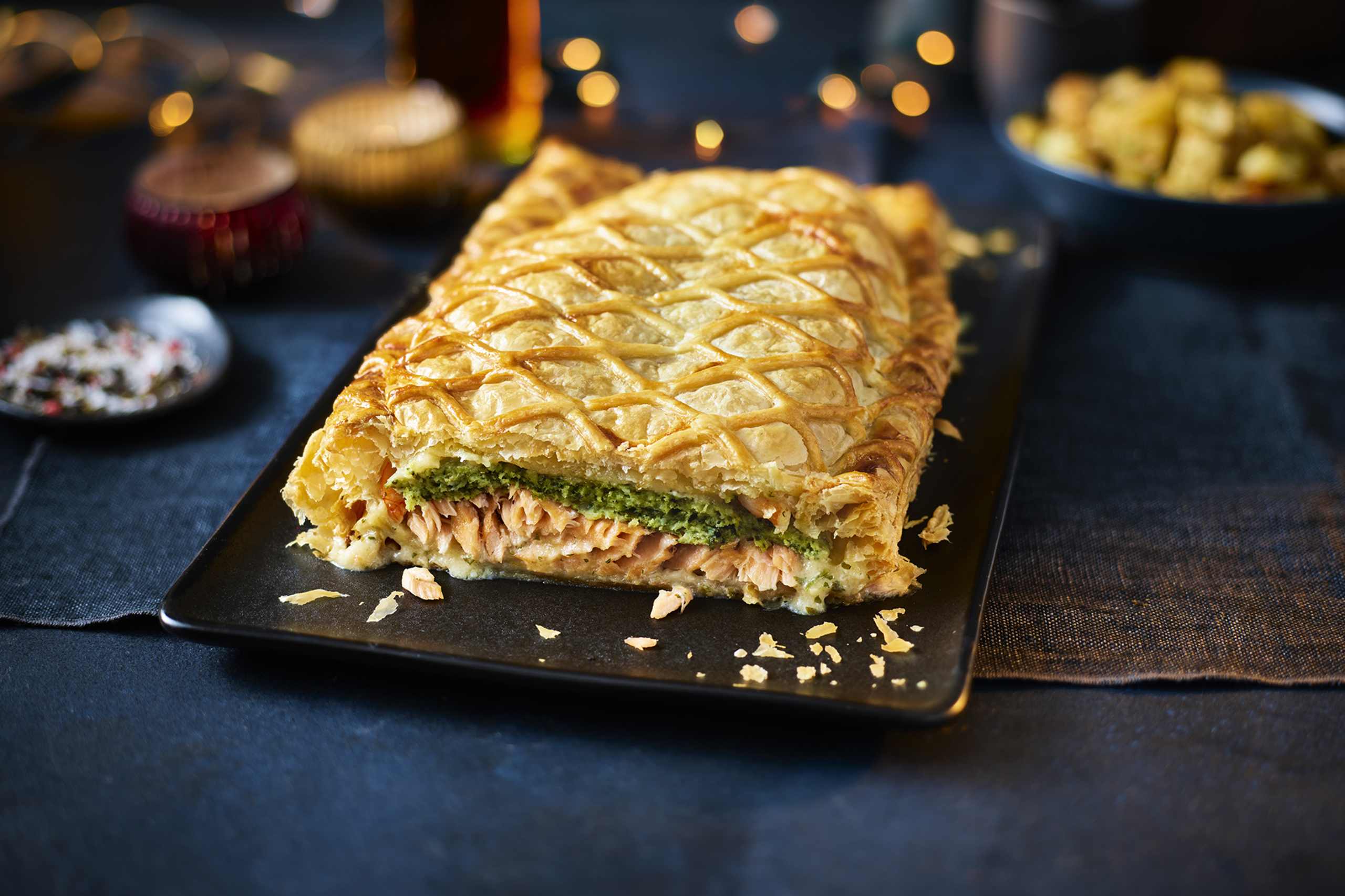 Collections Lightly Smoked Salmon Encroute (Serves 4) 1 of 2
