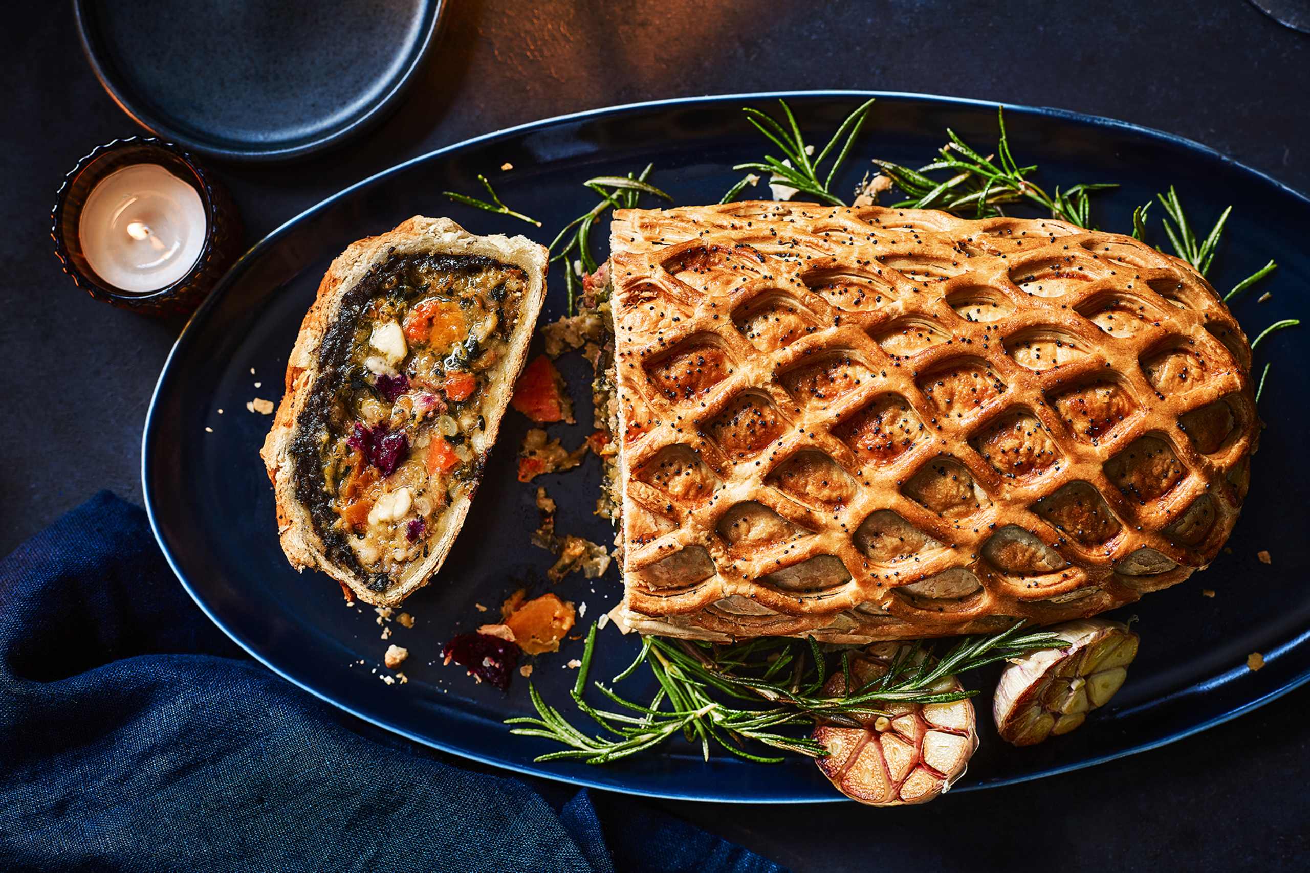 Brie, Butternut & Mushroom Wellington (Serves 4) 1 of 2