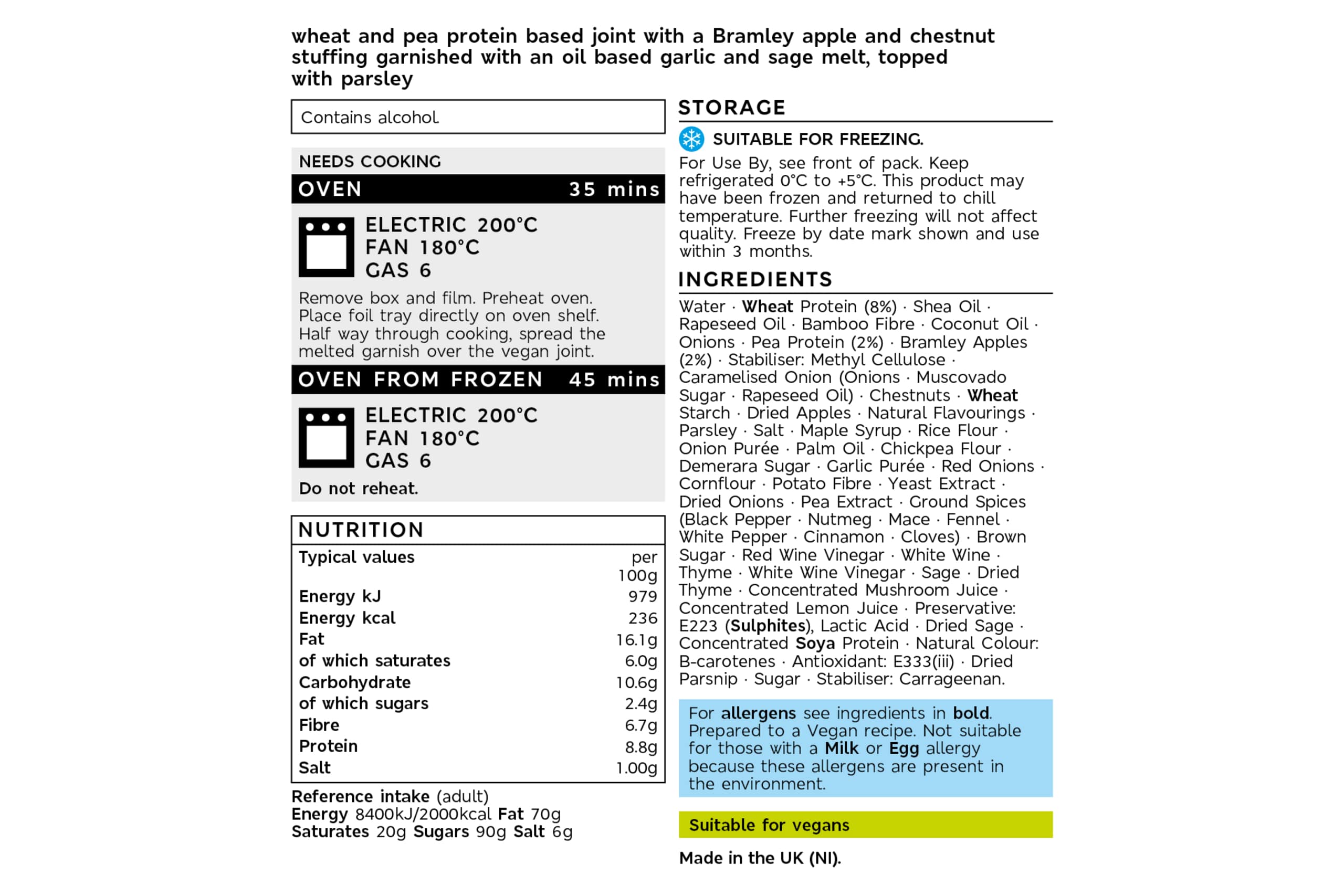 Plant Kitchen No Turkey Crown (Serves 2-3) 2 of 2