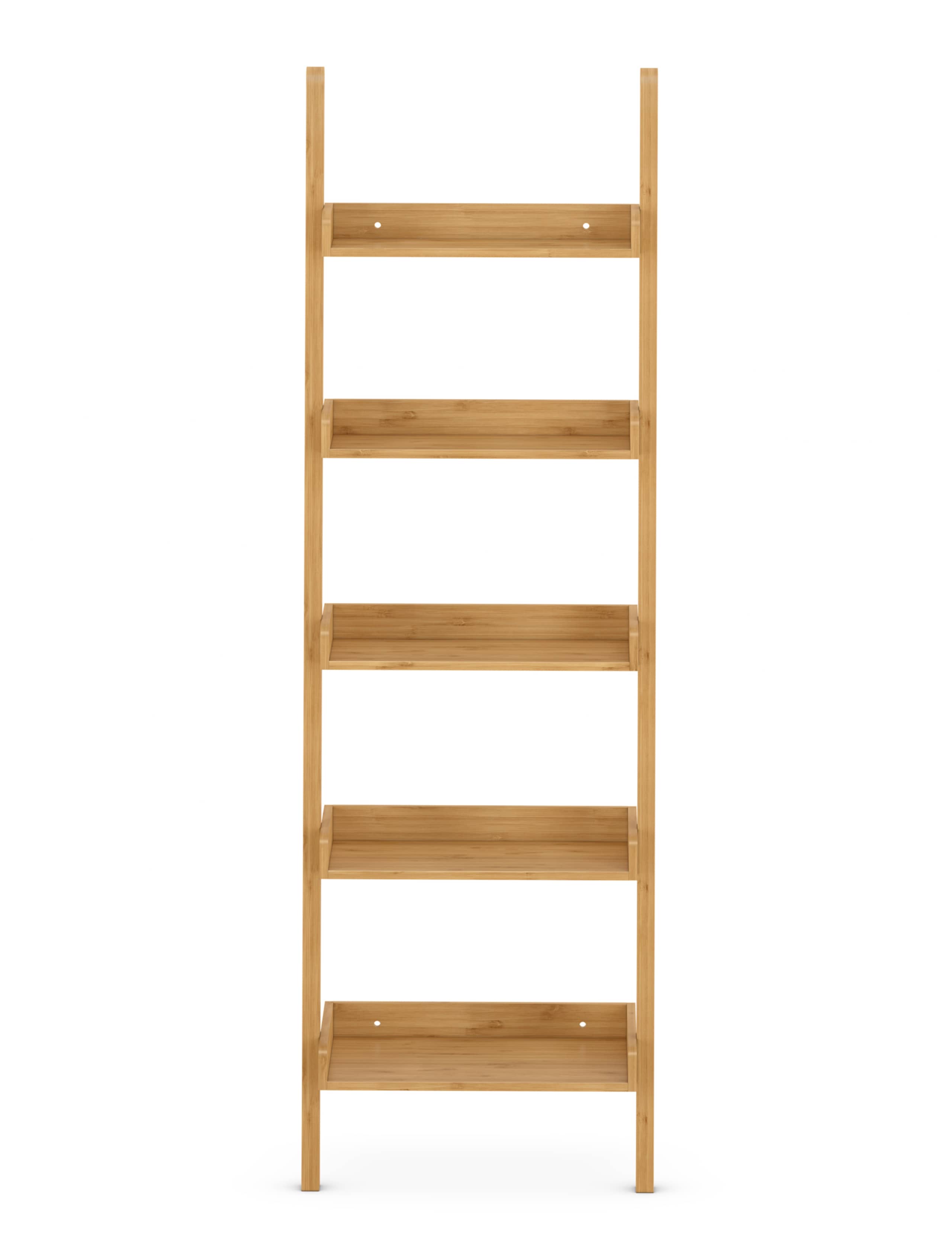 Step Ladder Shelving - Natural 1 of 7