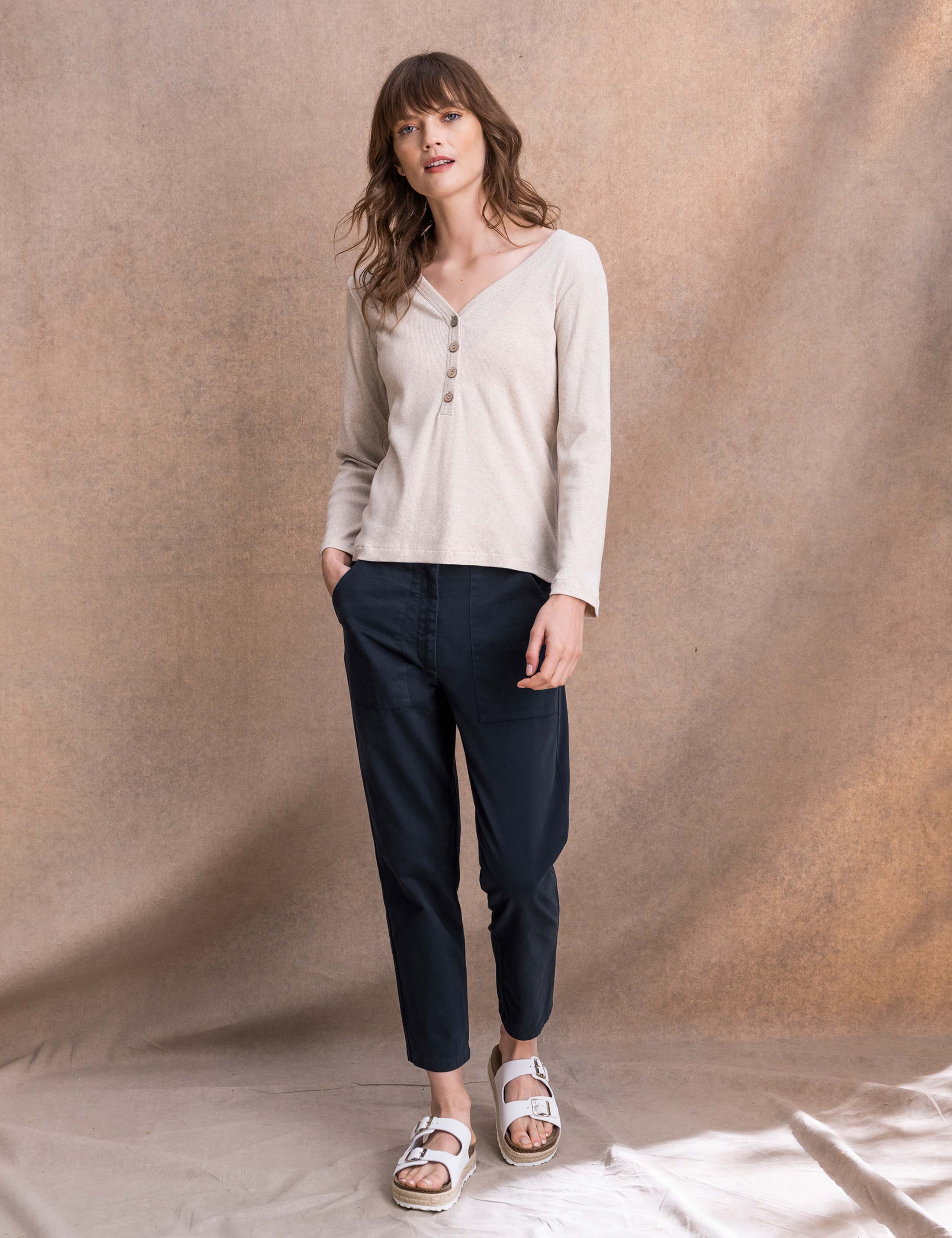 Pure Cotton Ribbed Top 3 of 6