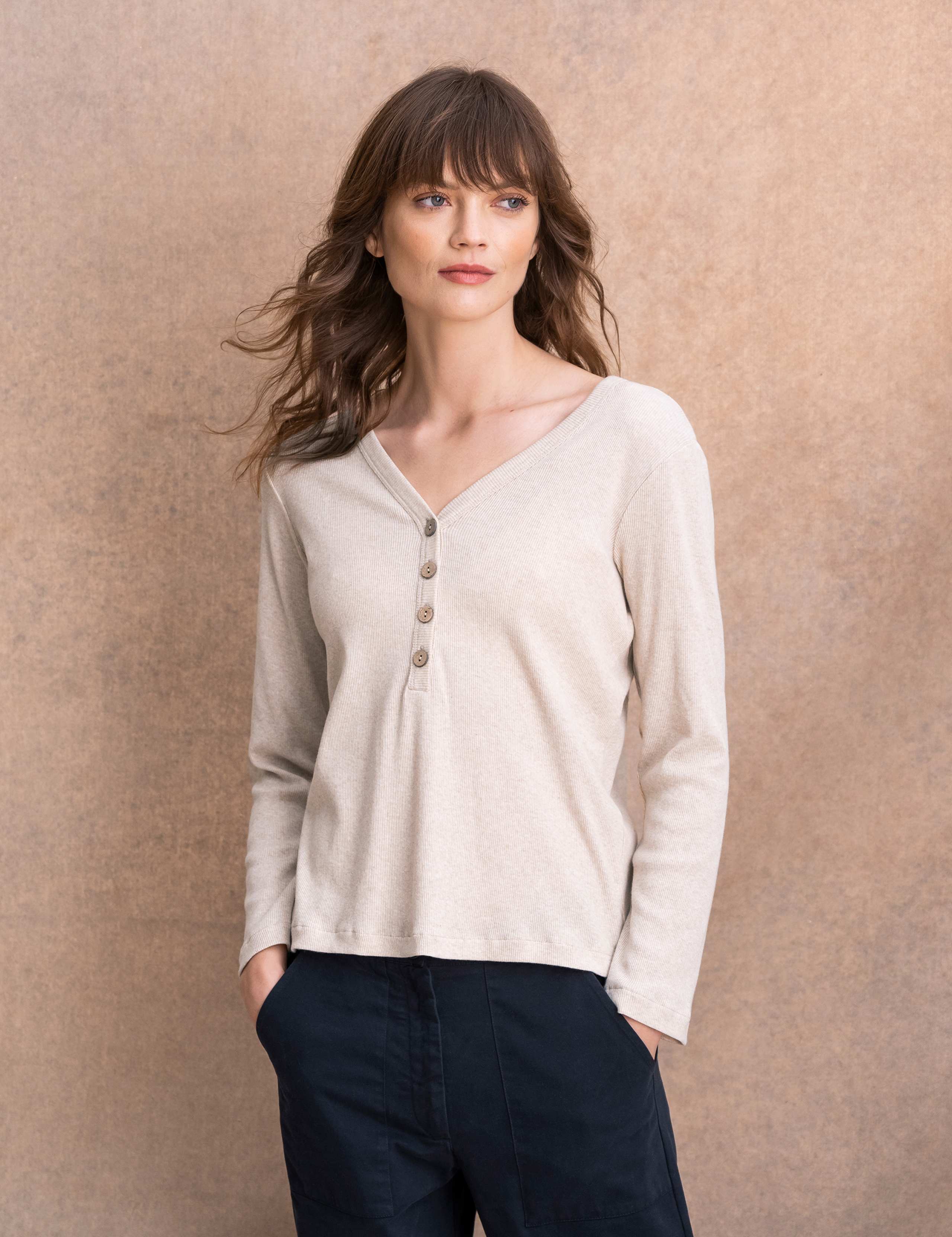 Pure Cotton Ribbed Top 4 of 6