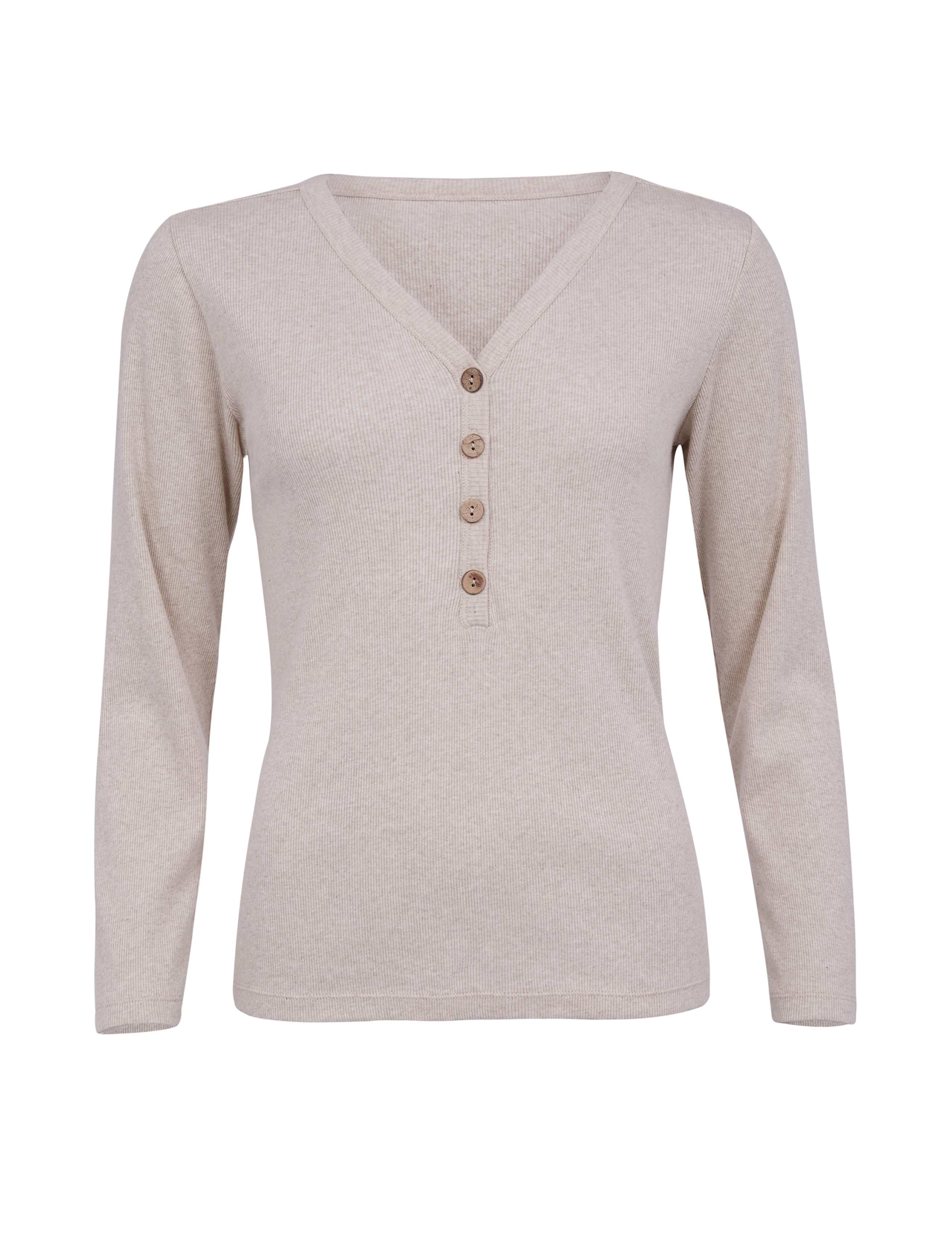 Pure Cotton Ribbed Top 2 of 6