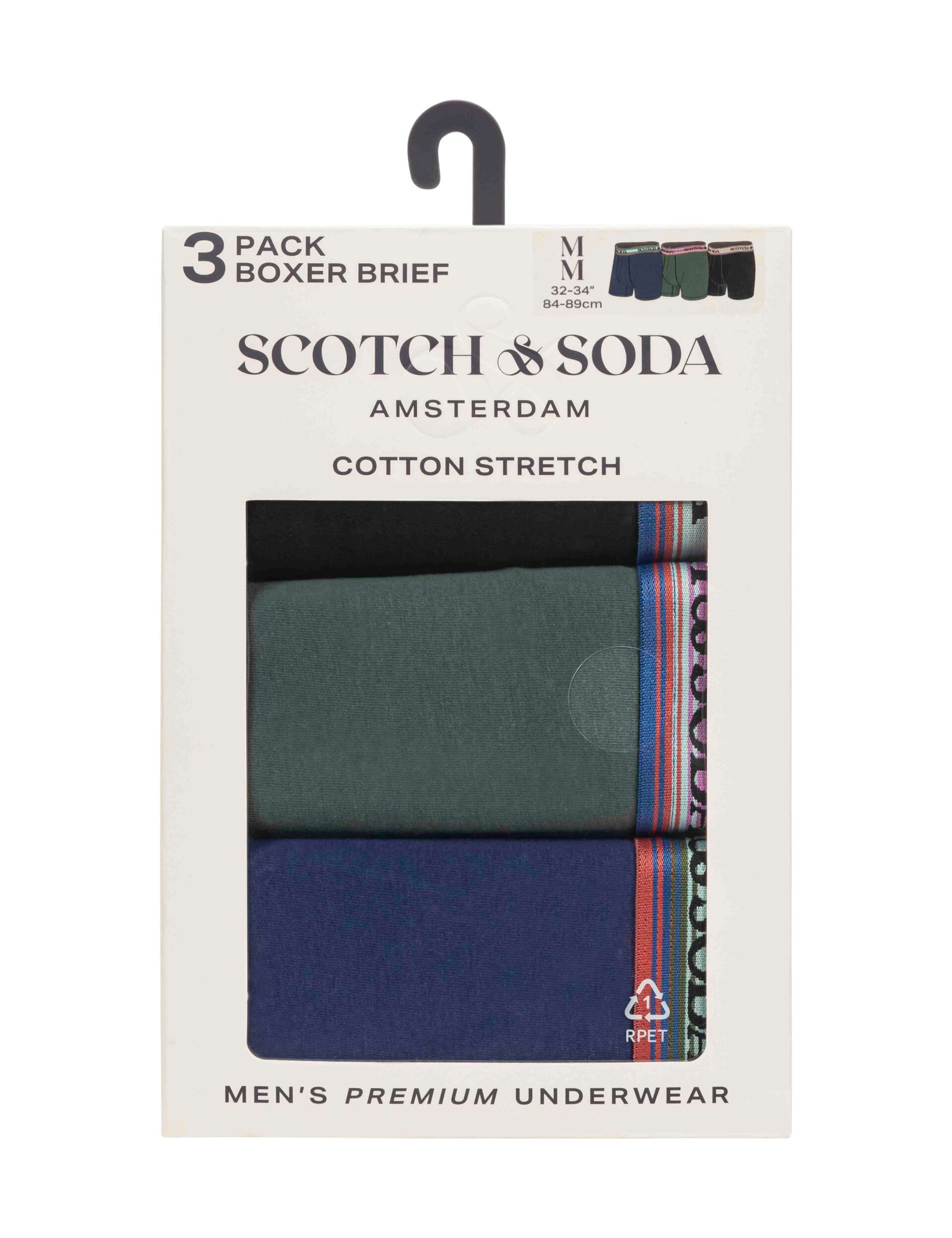 3pk Cotton Rich Patterned Boxers 2 of 2