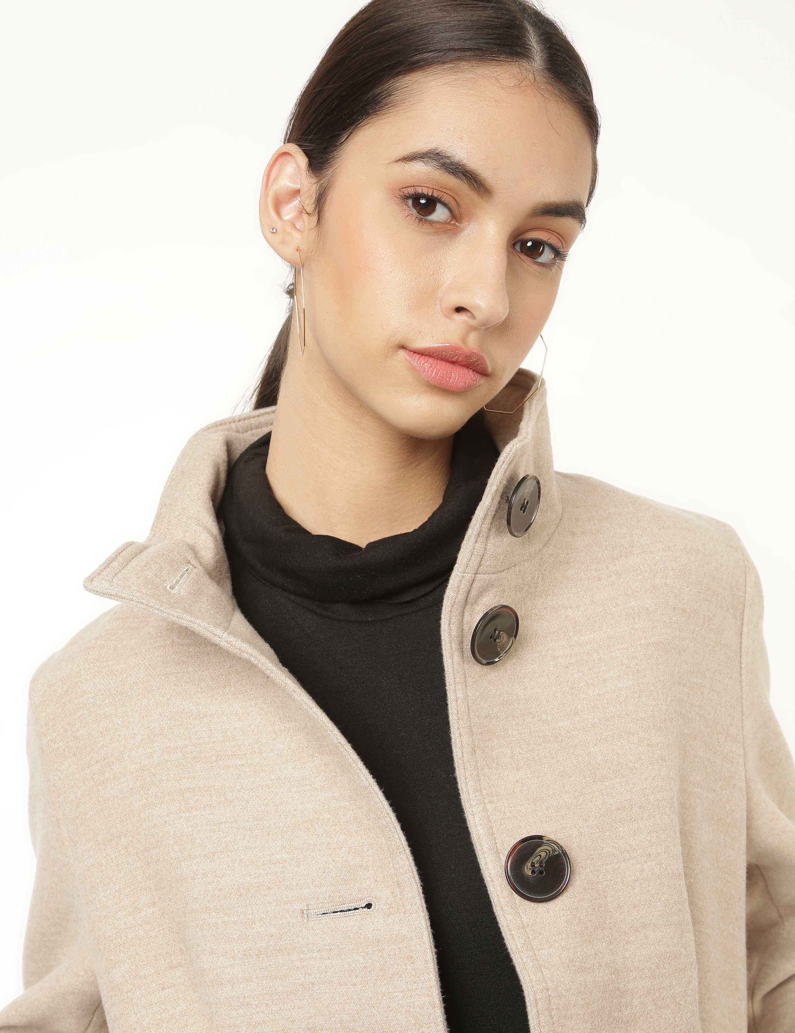PVE Funnel Neck Coat 5 of 6
