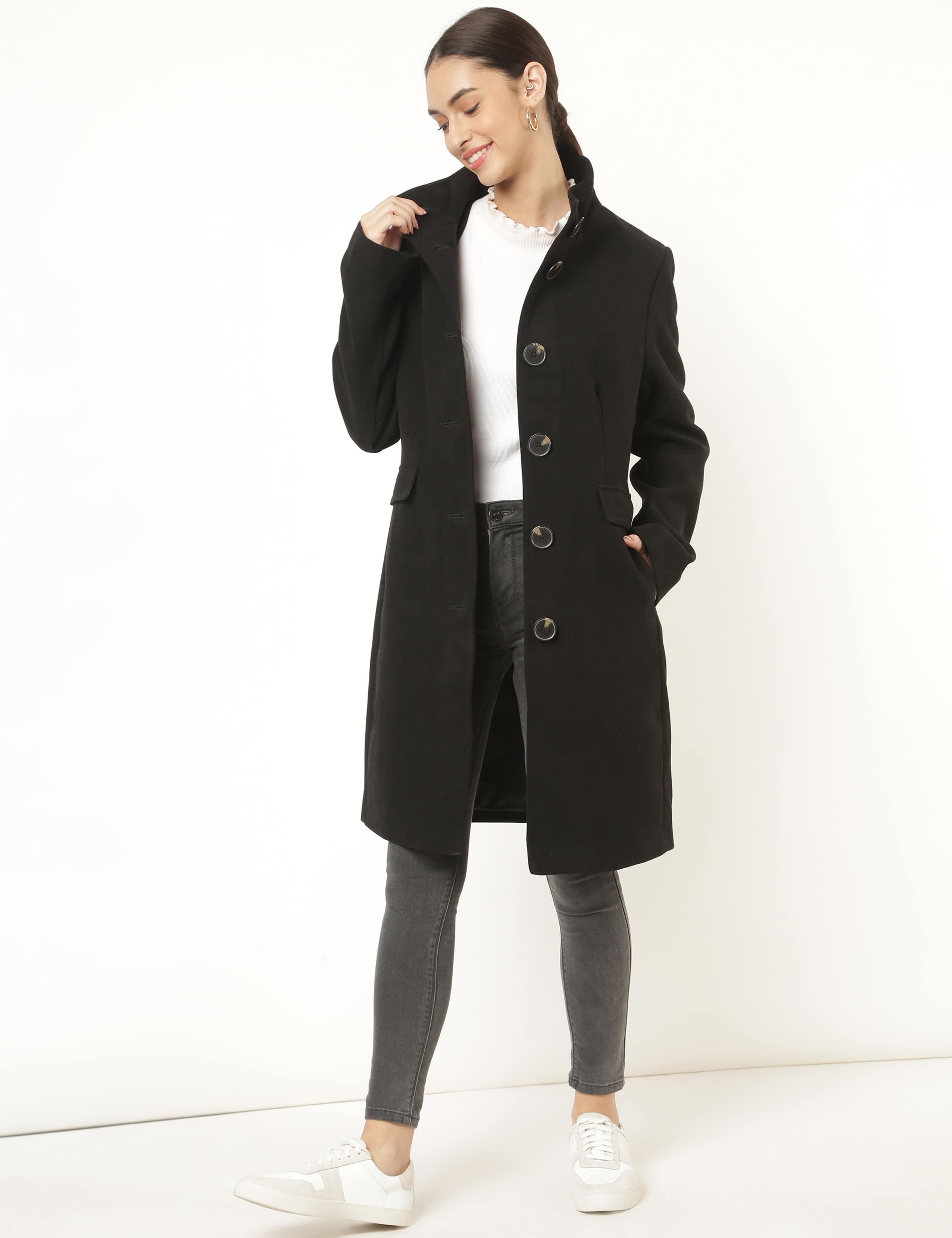 PVE Funnel Neck Coat 4 of 6