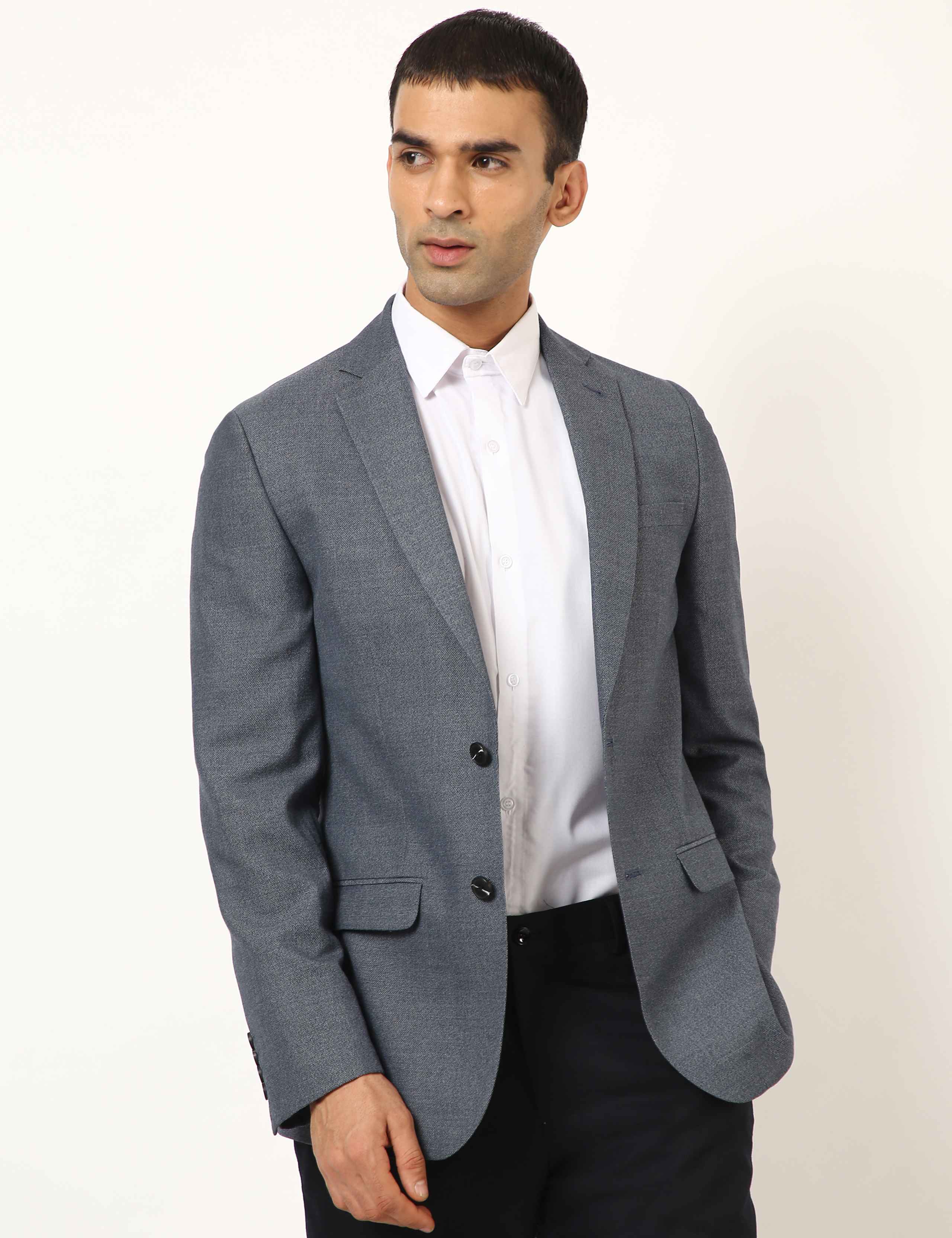 PV BLEND GRINDLE TEXTURED BLAZER 2 of 6