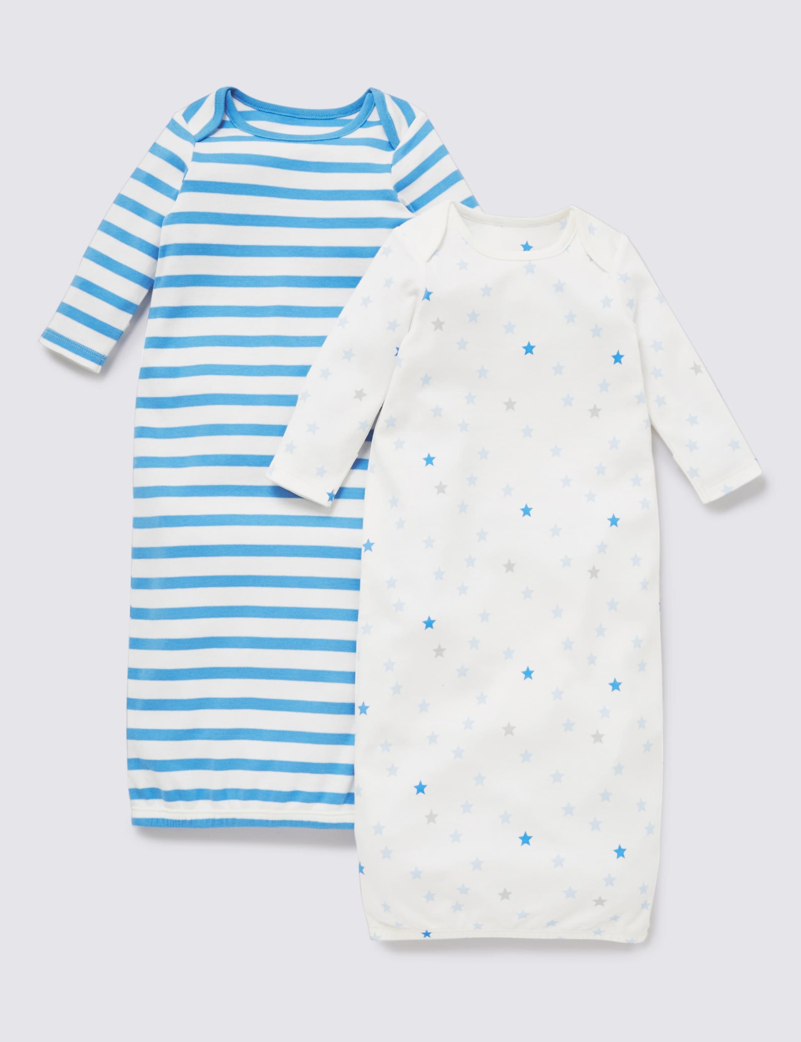 2 Pack Pure Cotton Star Print & Striped Bundlers 1 of 2