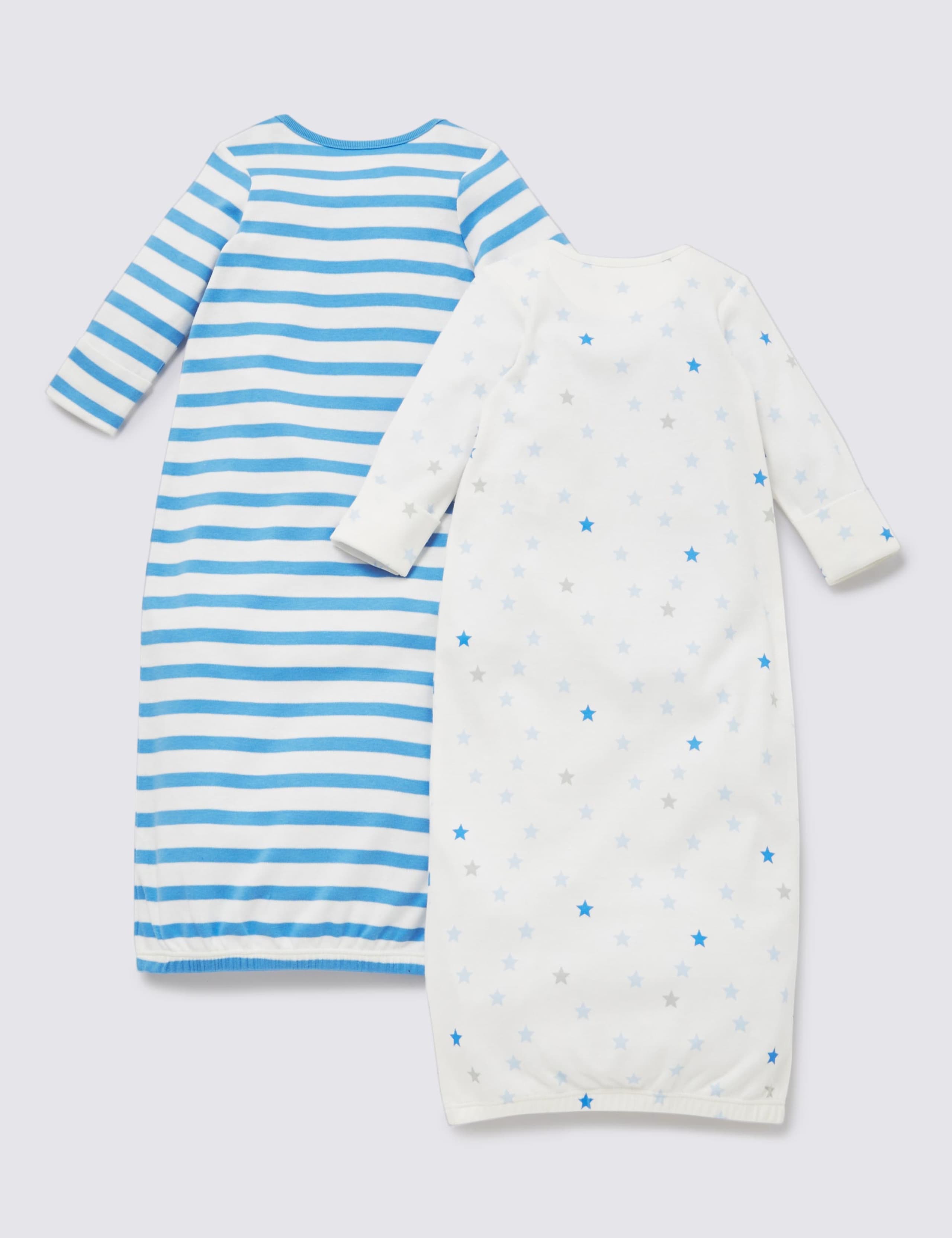 2 Pack Pure Cotton Star Print & Striped Bundlers 2 of 2
