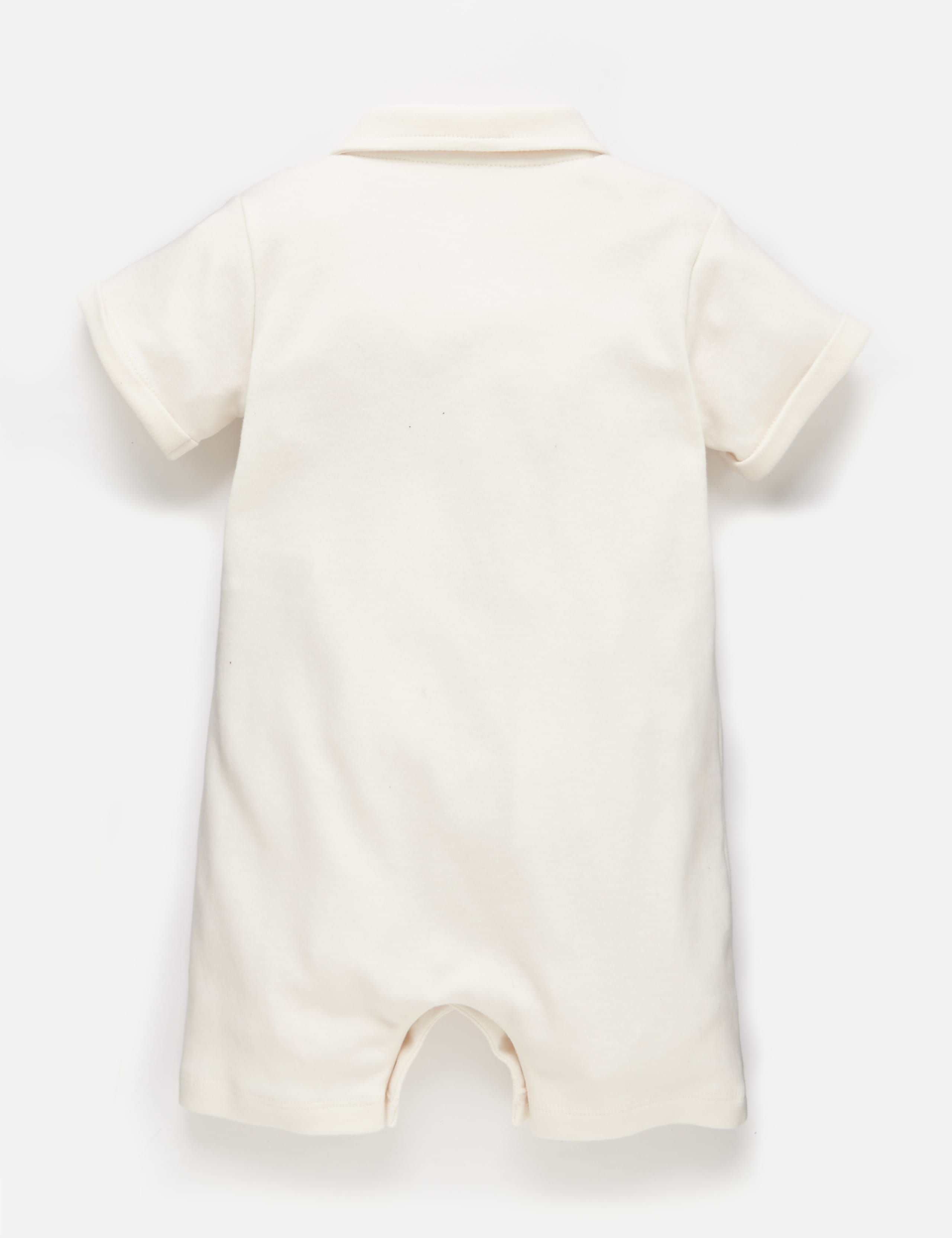 Pure Cotton Embroidered Romper & Hat 2 of 2