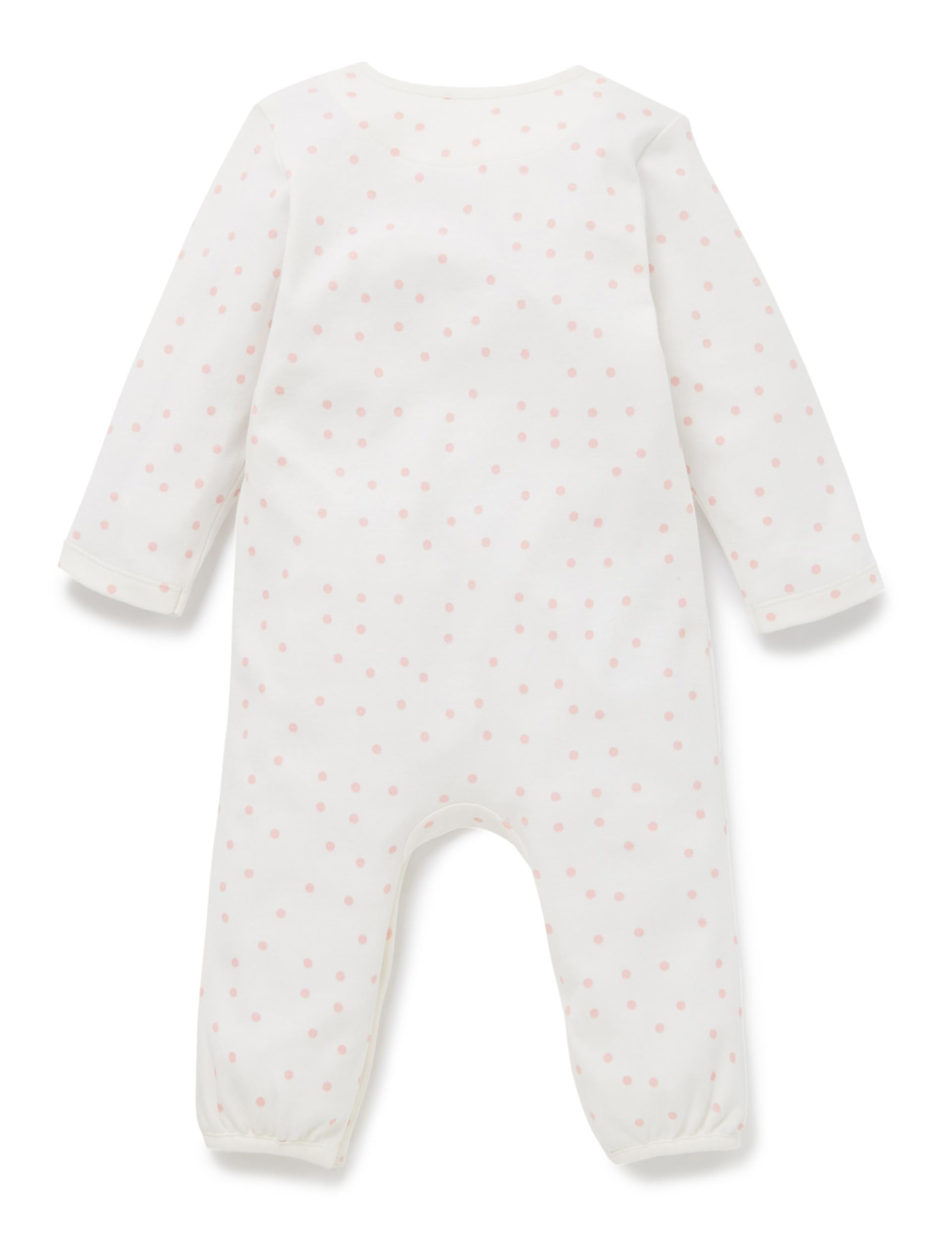 Pure Cotton Spotted Long Sleeve All-in-One 2 of 3