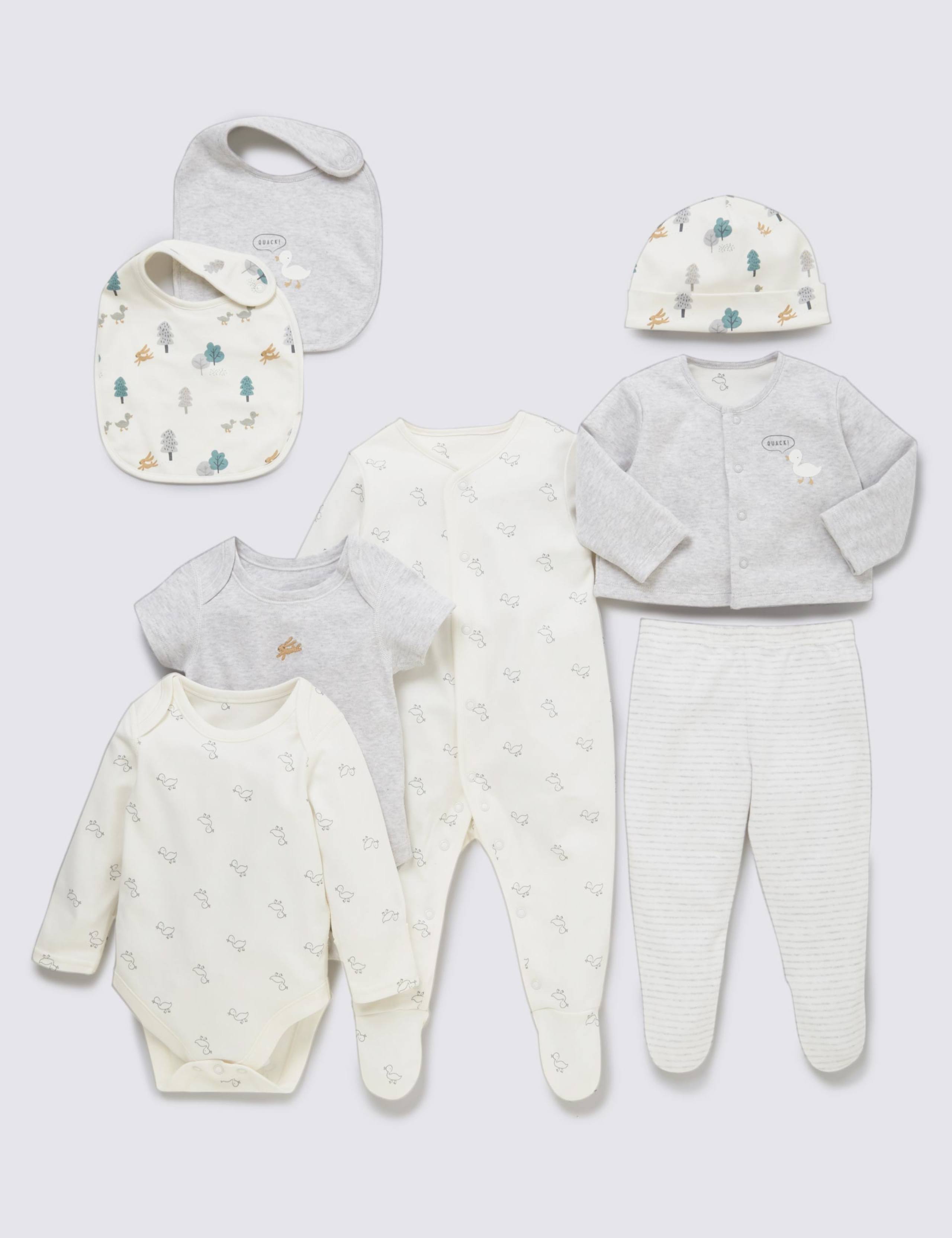 8 Piece Pure Cotton Duck Themed Starter Set 1 of 9