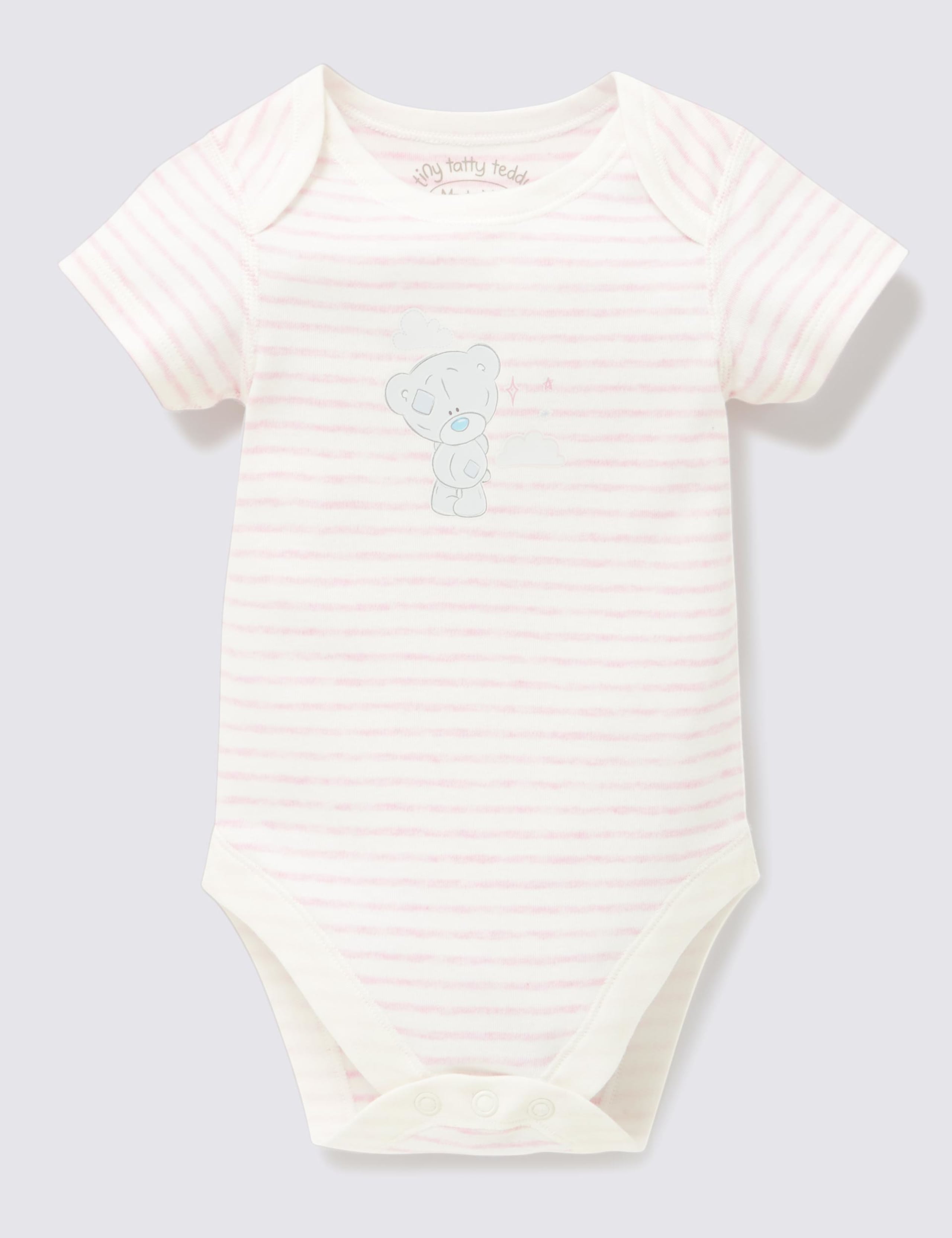 5 Pack Short Sleeve Bodysuits 3 of 5