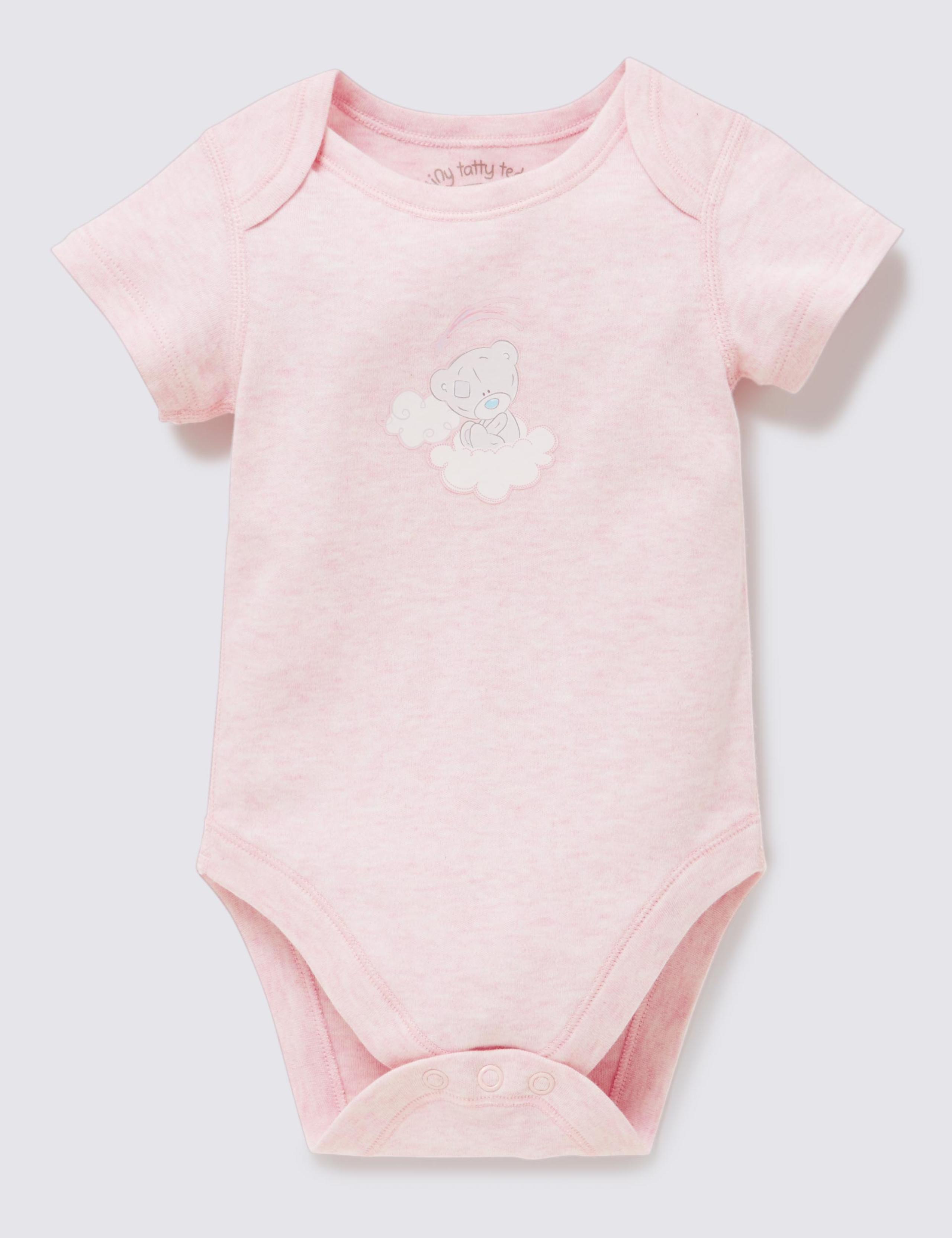 5 Pack Short Sleeve Bodysuits 4 of 5