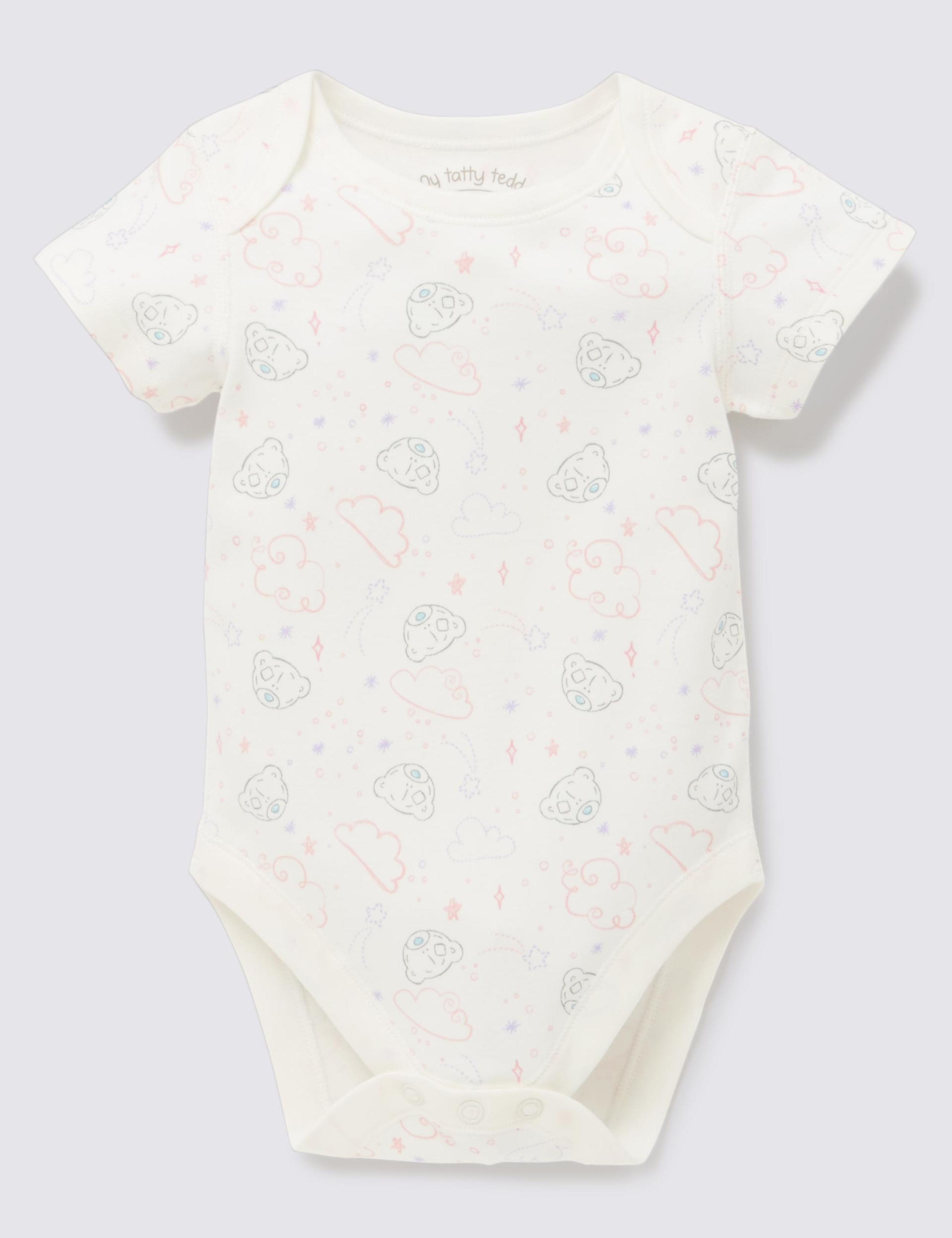 5 Pack Short Sleeve Bodysuits 5 of 5