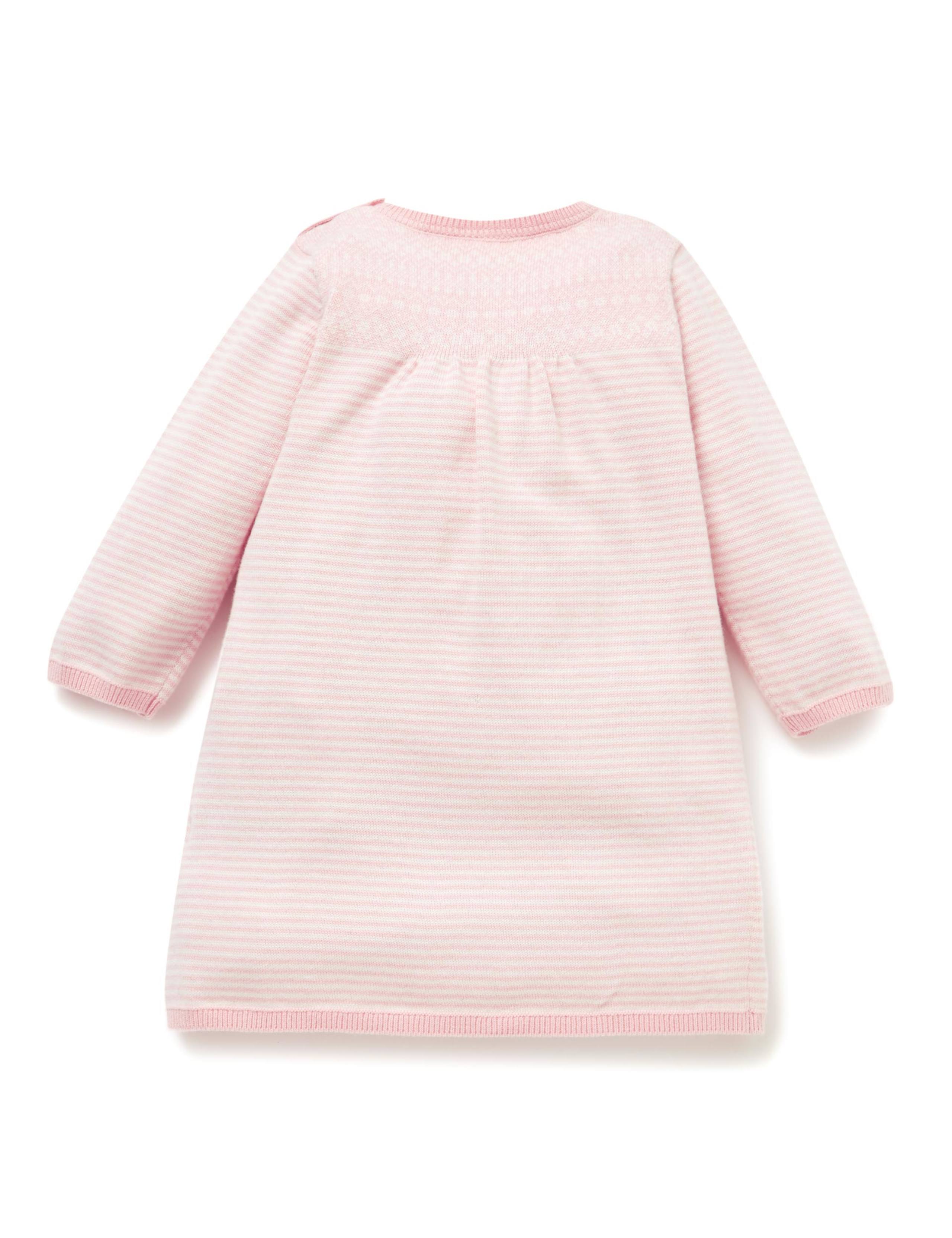 2 Piece Cotton Rich Knitted Dress & Tights Outfit 2 of 3