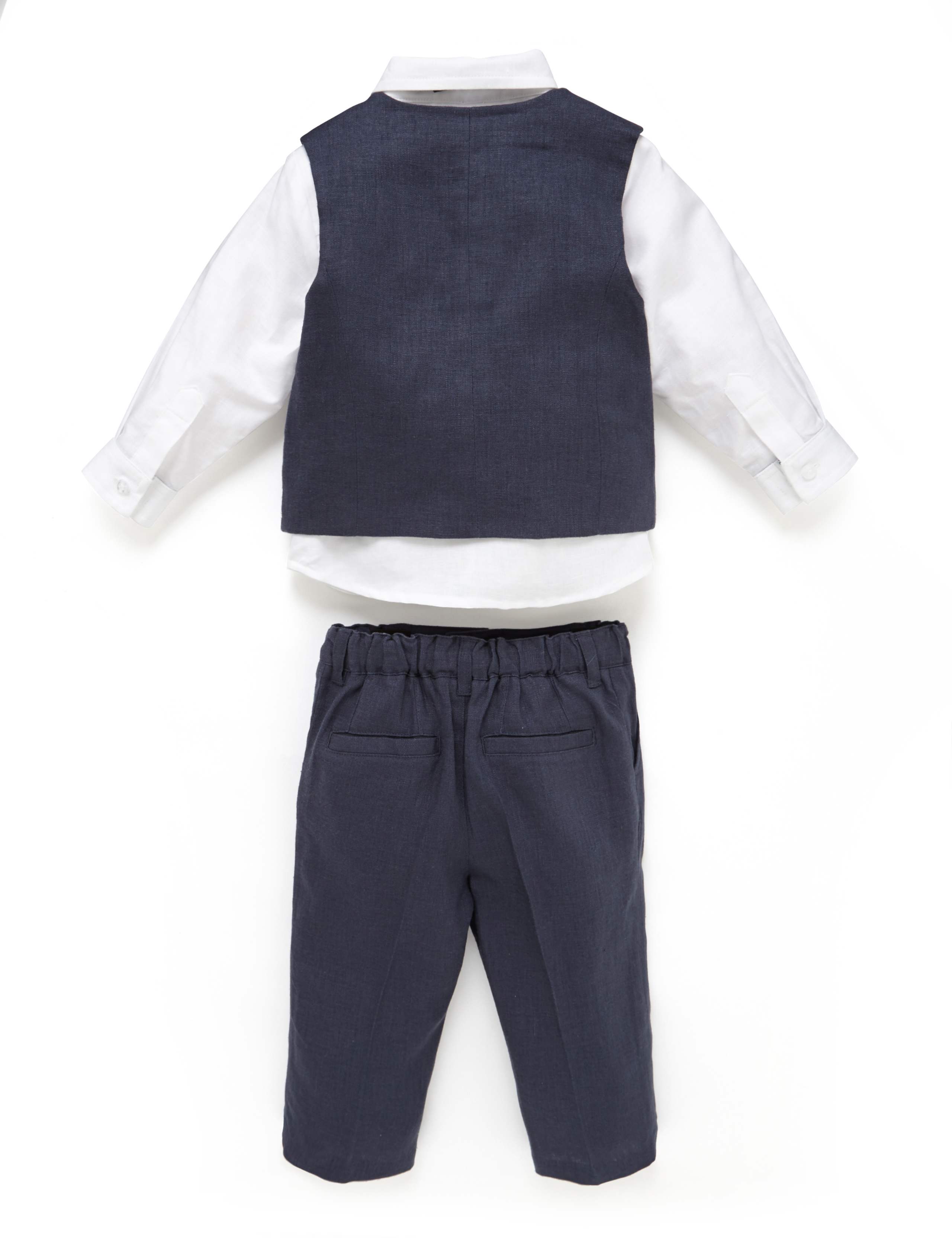 3 Piece Christening Waistcoat Outfit 7 of 7