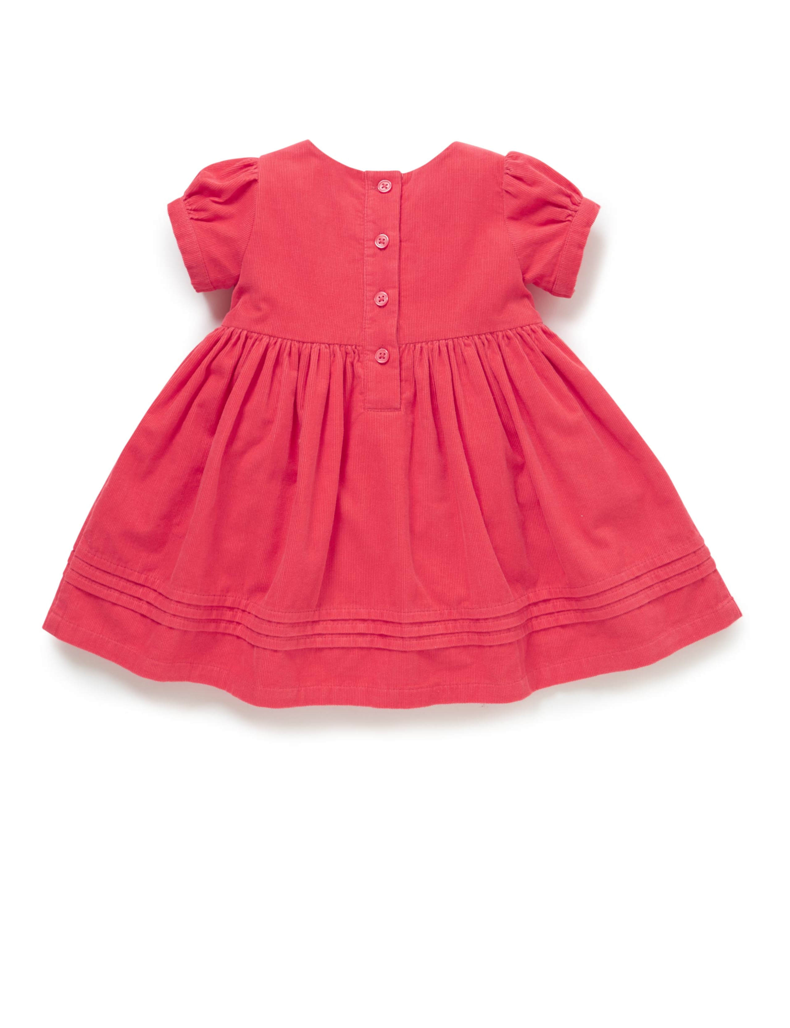 2 Piece Cotton Rich Corduroy Dress & Tights Outfit 2 of 3